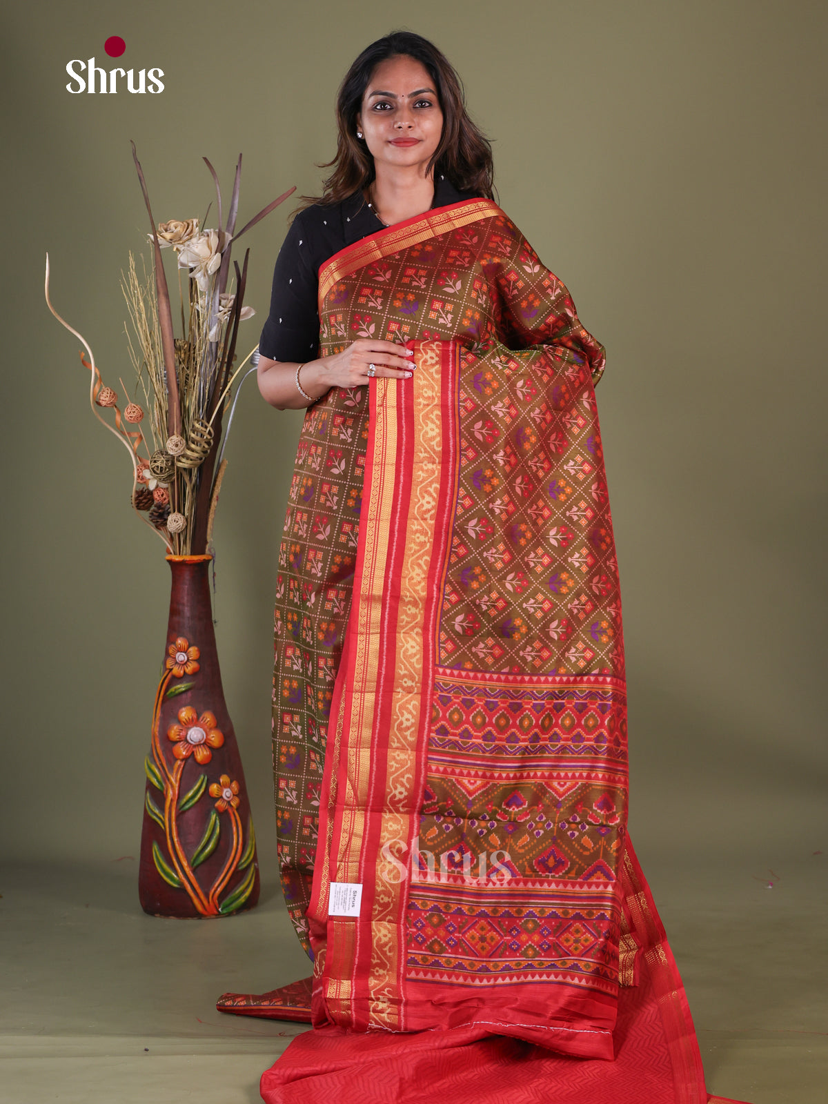 Semi Patola Saree -EGS21241