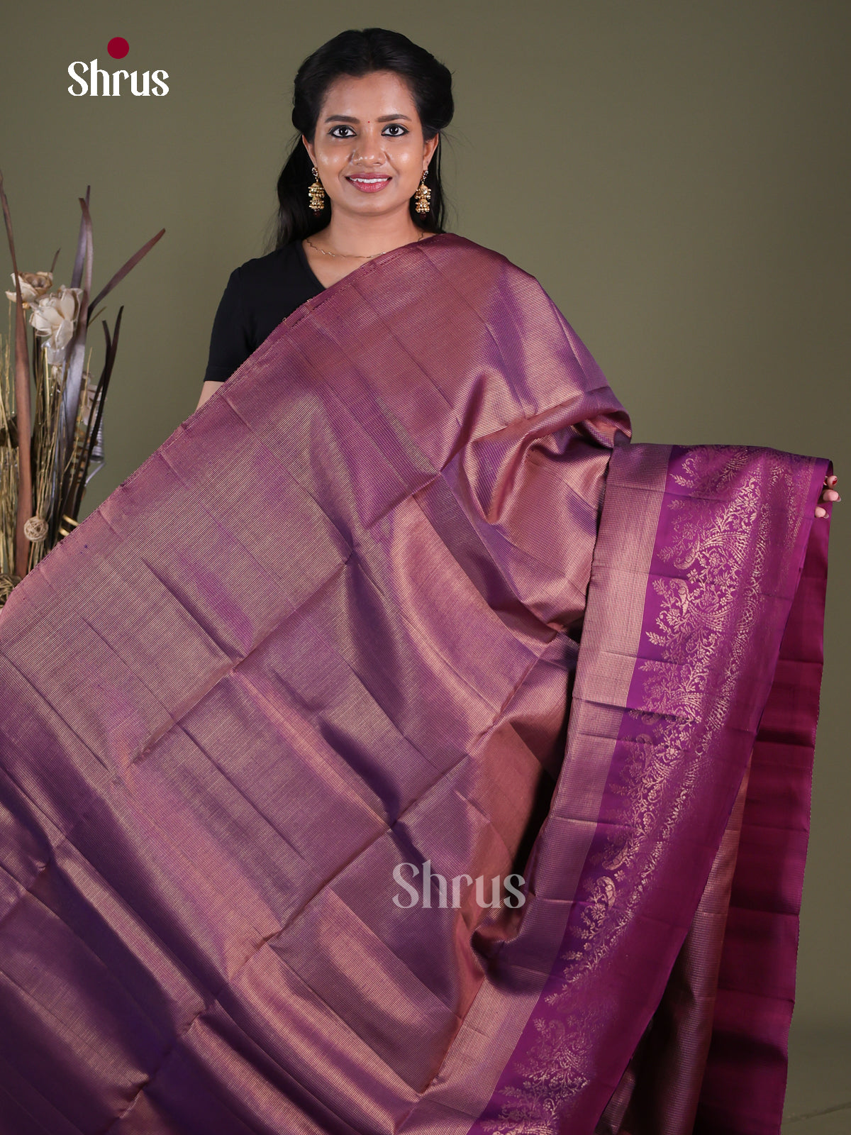 Soft Silk Saree - EH01036 - Shop on Shrus.com