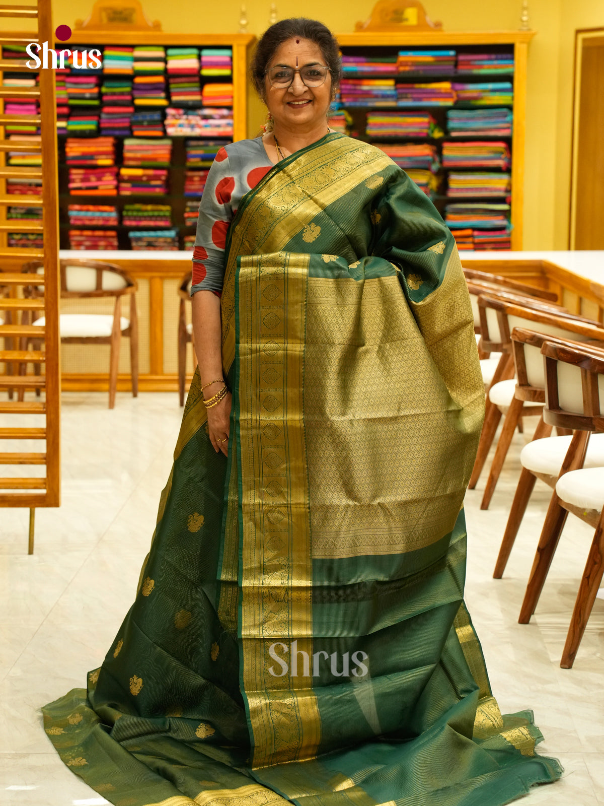 Kanchipuram-halfpure Saree - EH01082