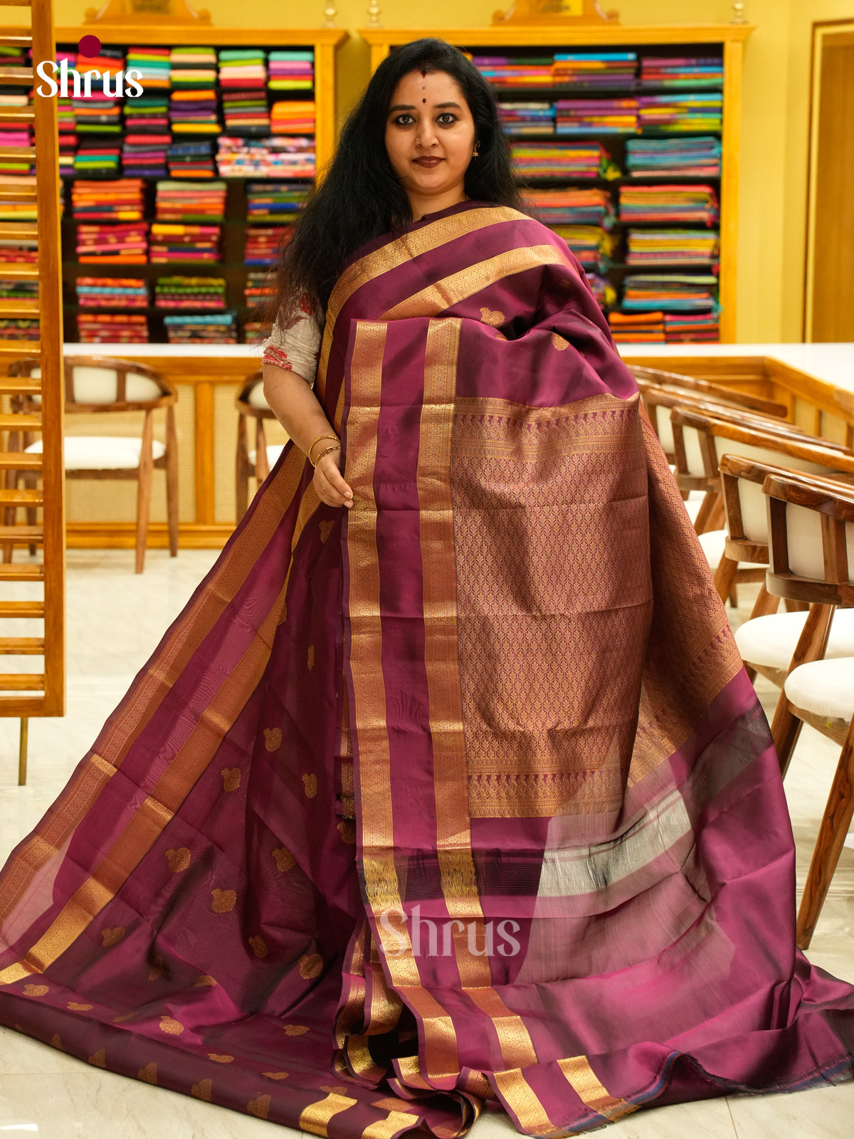 Kanchipuram-halfpure Saree - EH01085