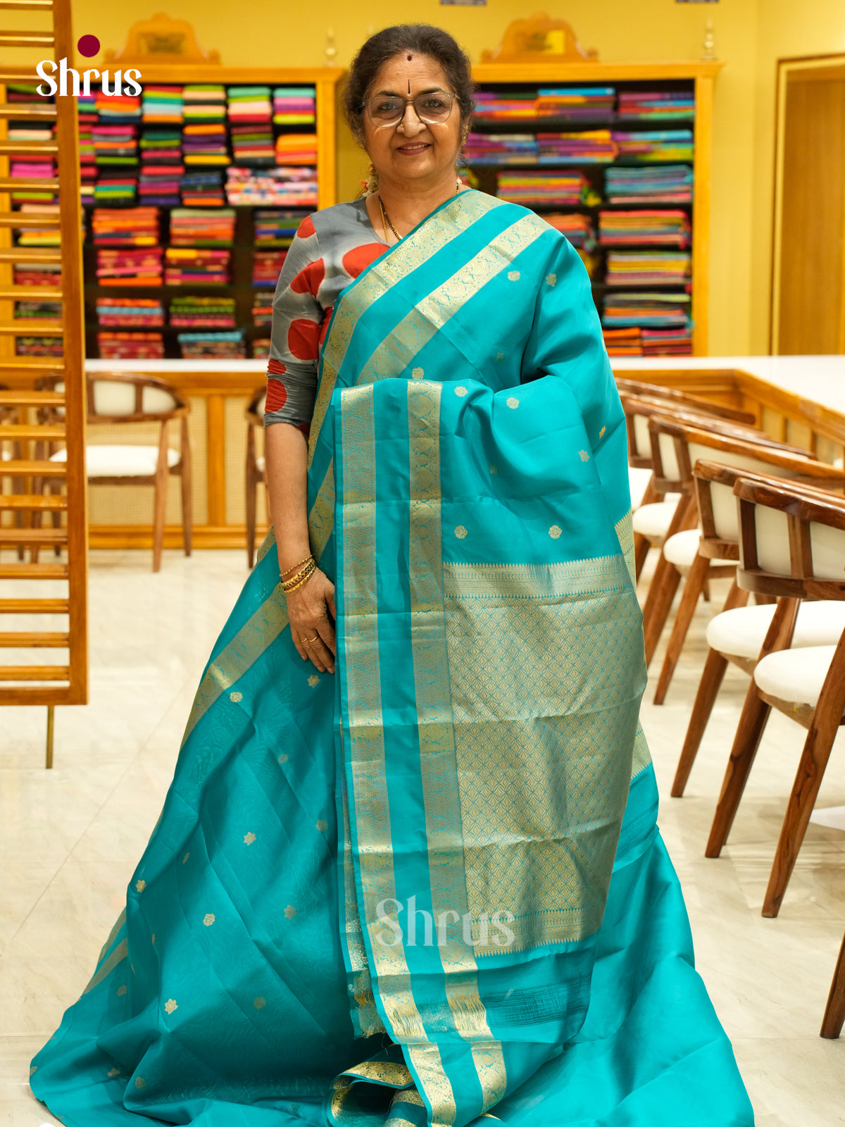 Kanchipuram-halfpure Saree - EH01086