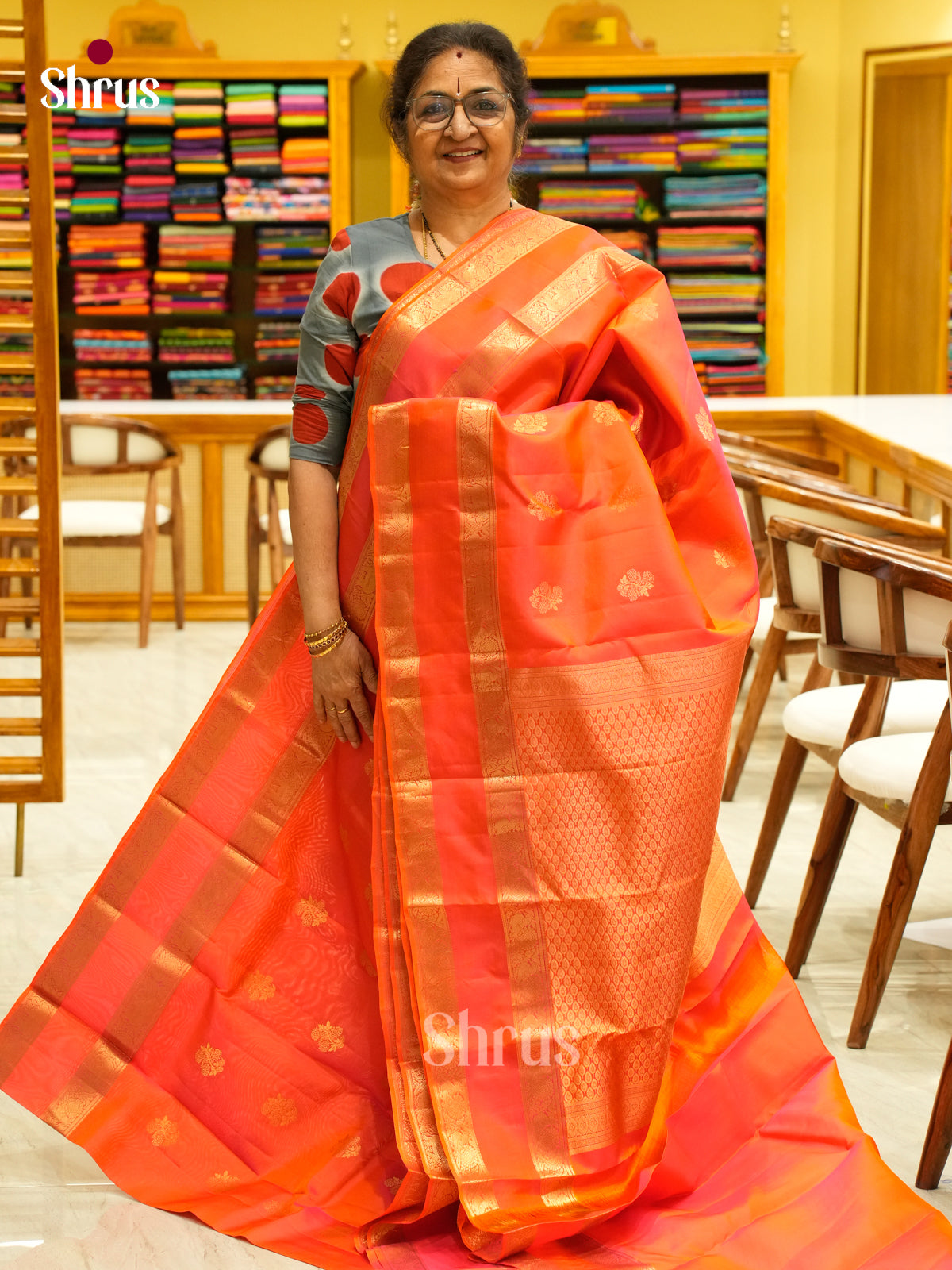 Kanchipuram-halfpure Saree - EH01087