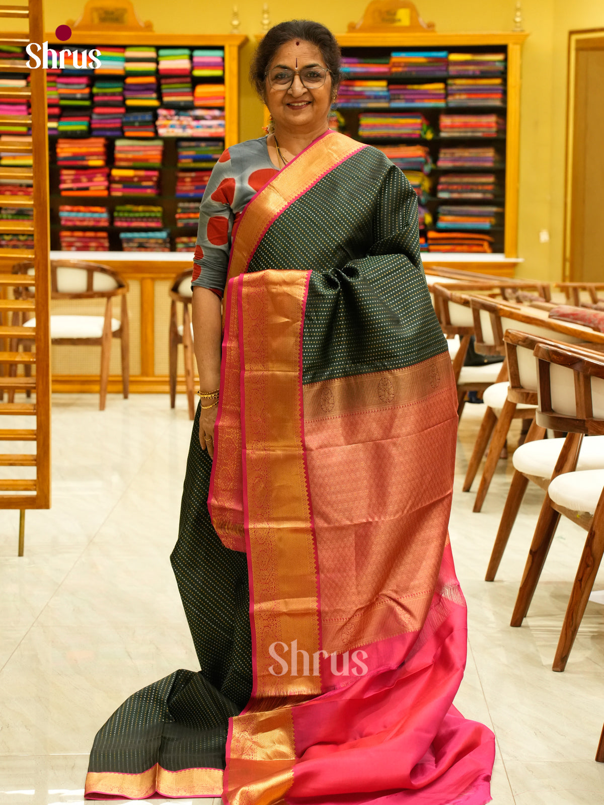 Kanchipuram-halfpure Saree - EH01094