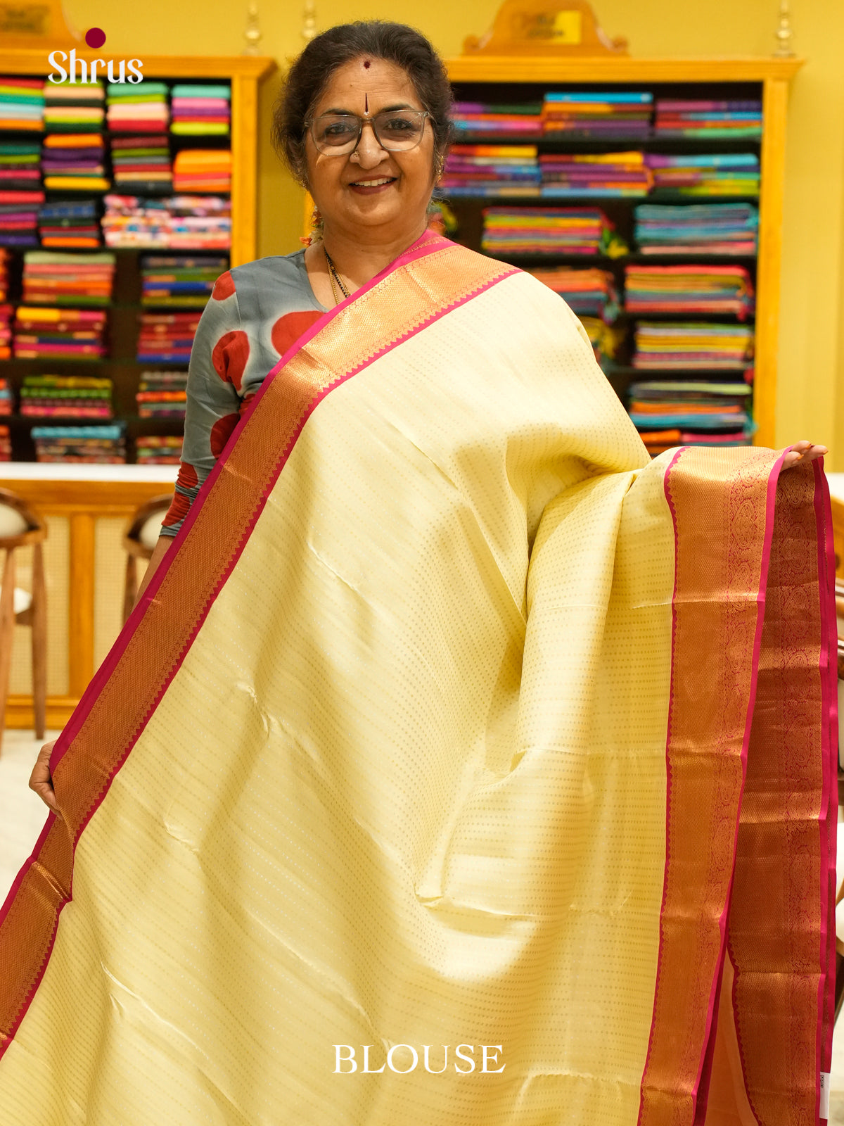 Kanchipuram-halfpure Saree - EH01095