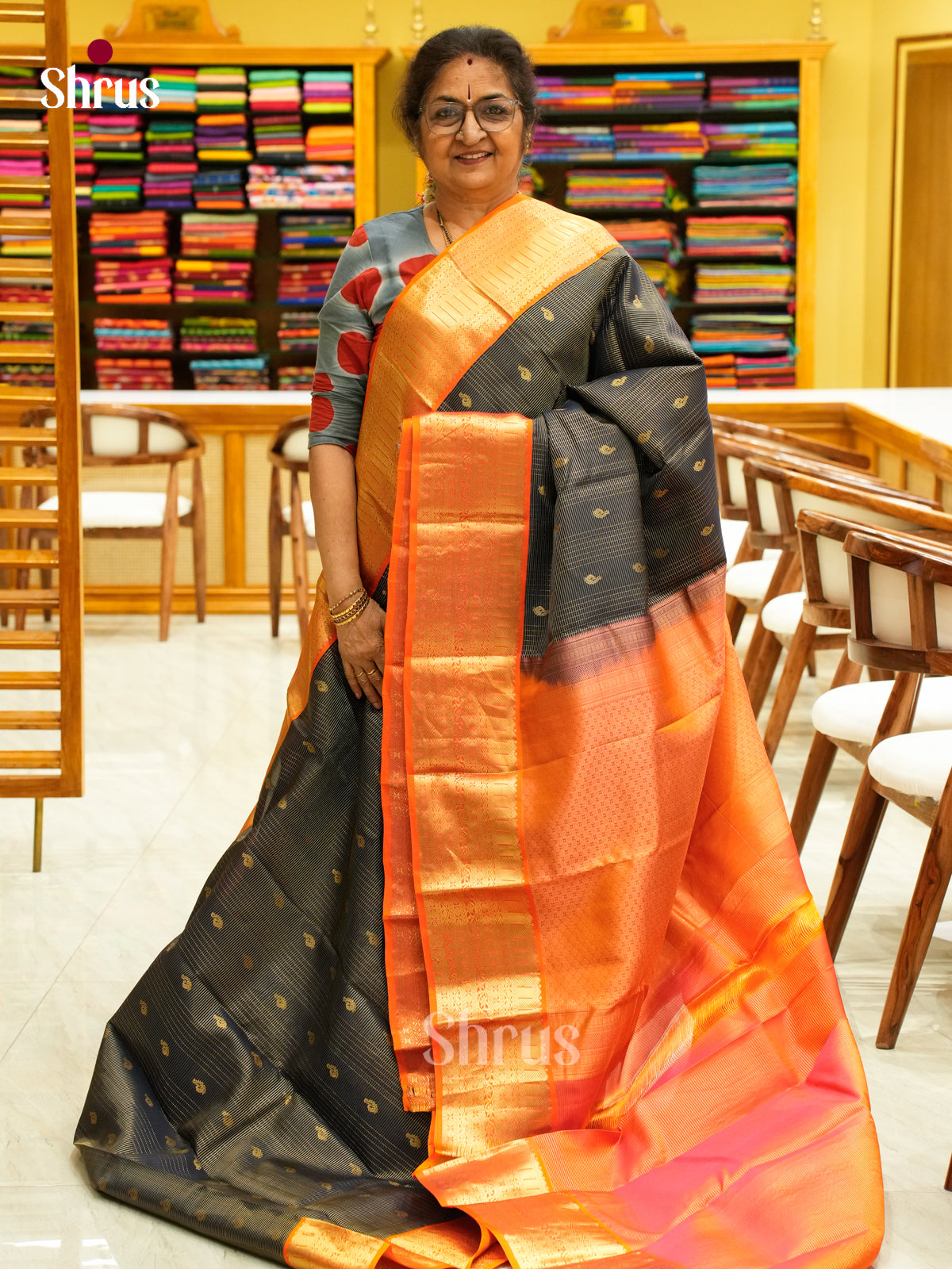 Kanchipuram-halfpure Saree - EH01102