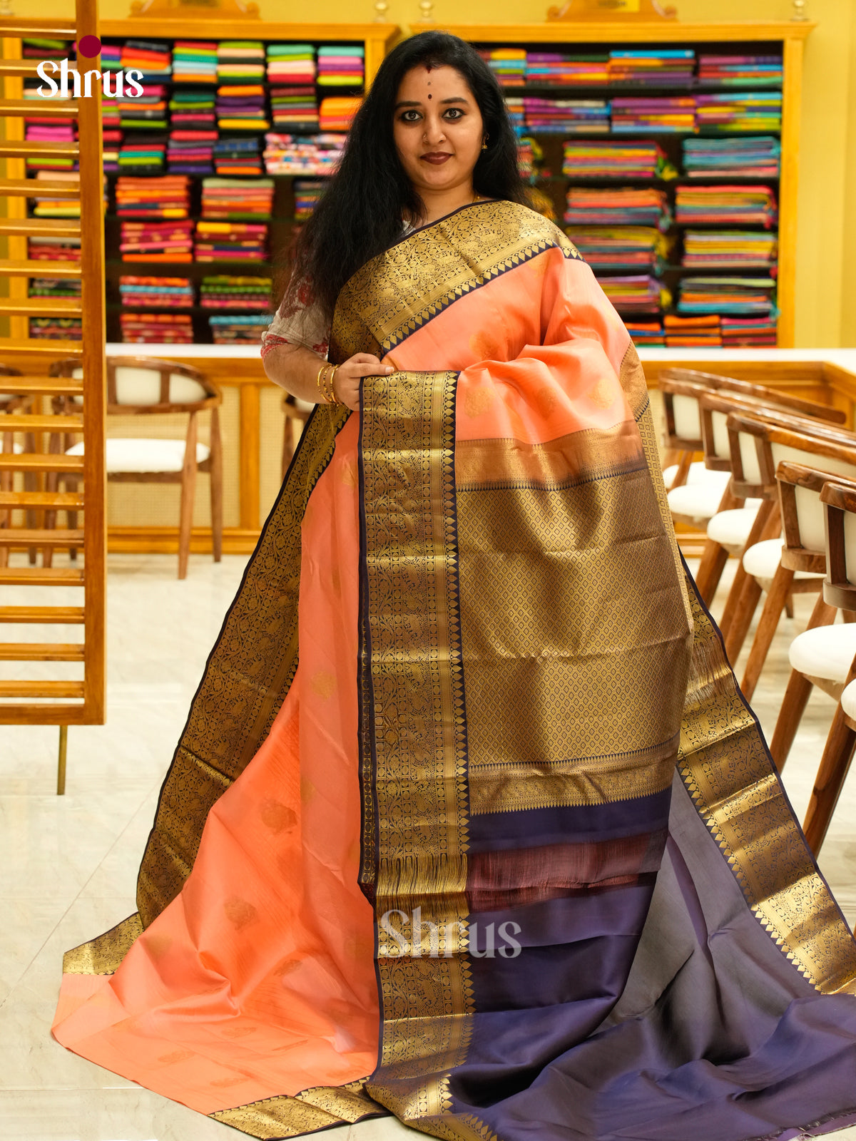Kanchipuram-halfpure Saree - EH01106