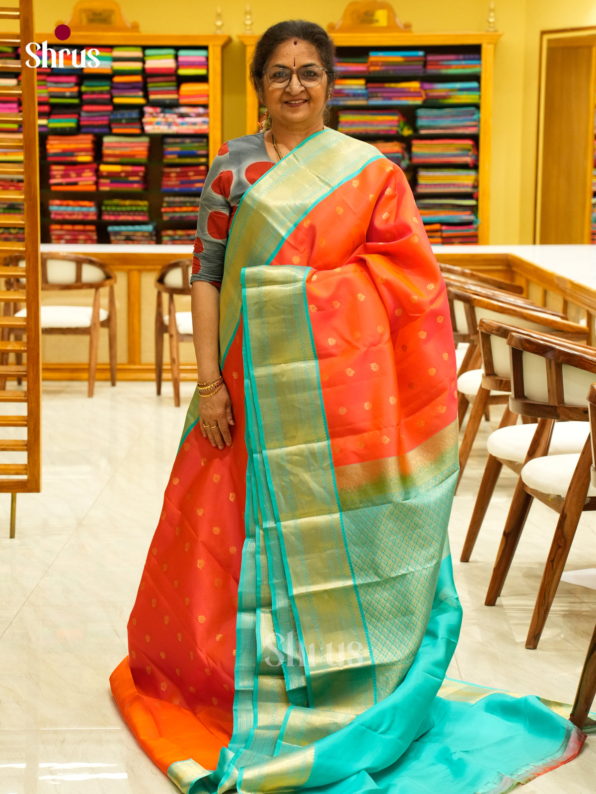 Kanchipuram-halfpure Saree - EH01107
