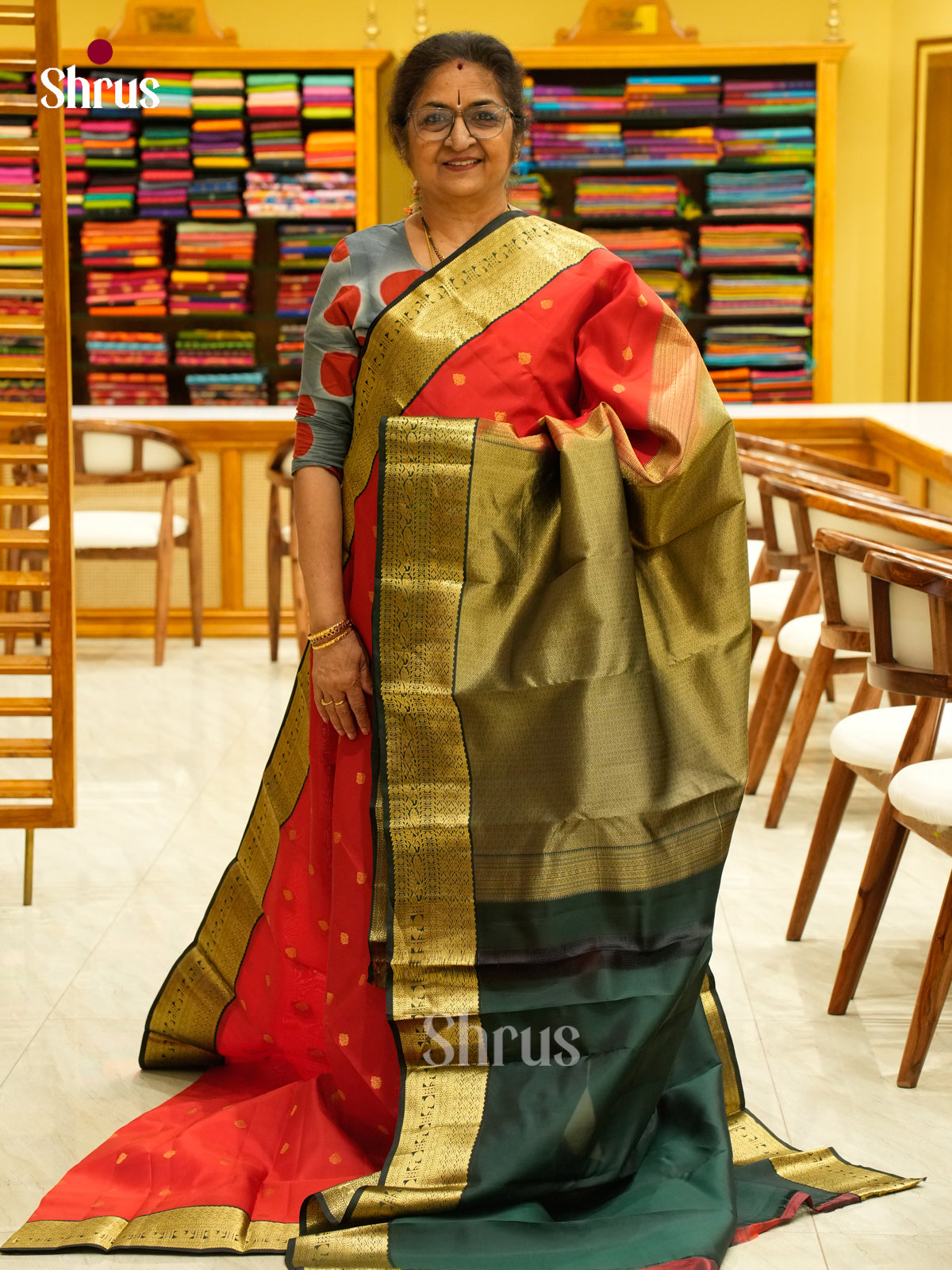 Kanchipuram-halfpure Saree - EH01108