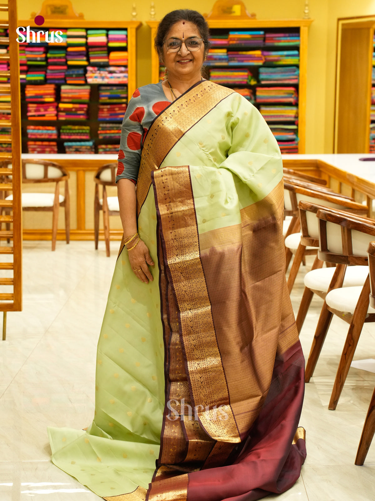 Kanchipuram-halfpure Saree - EH01113