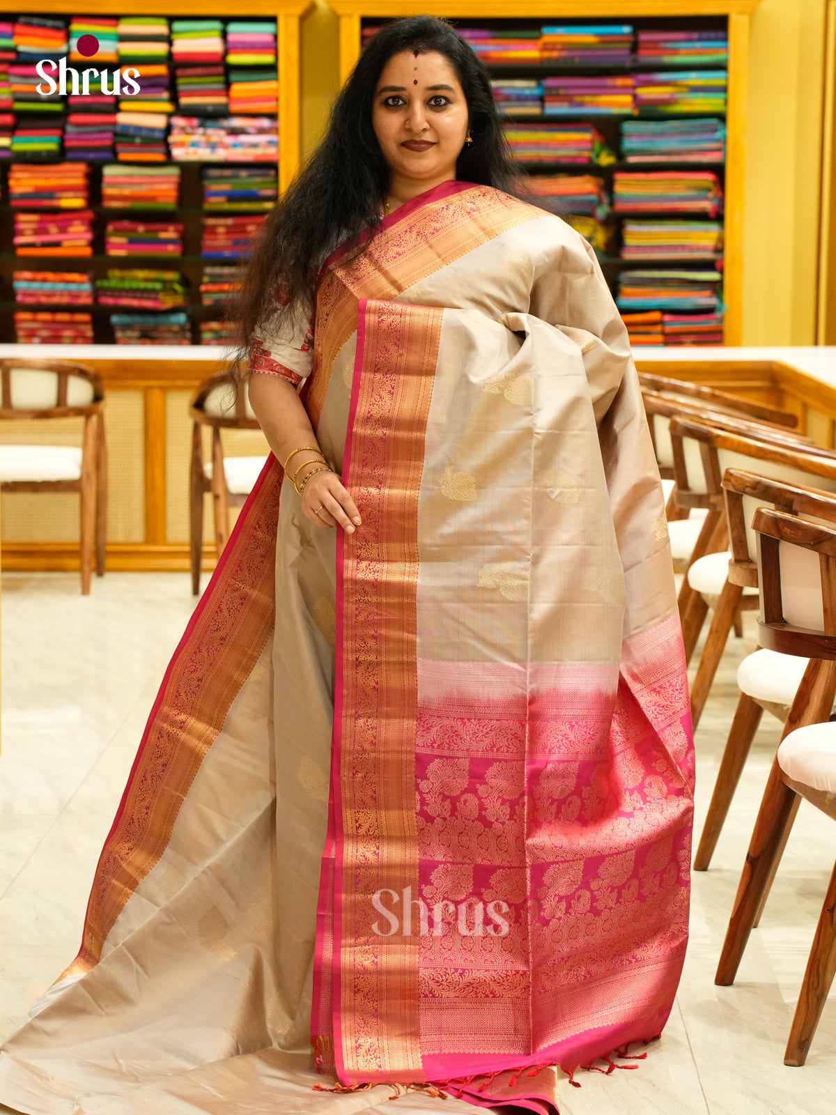 Soft Silk Saree - EH01153 - Shop on Shrus.com