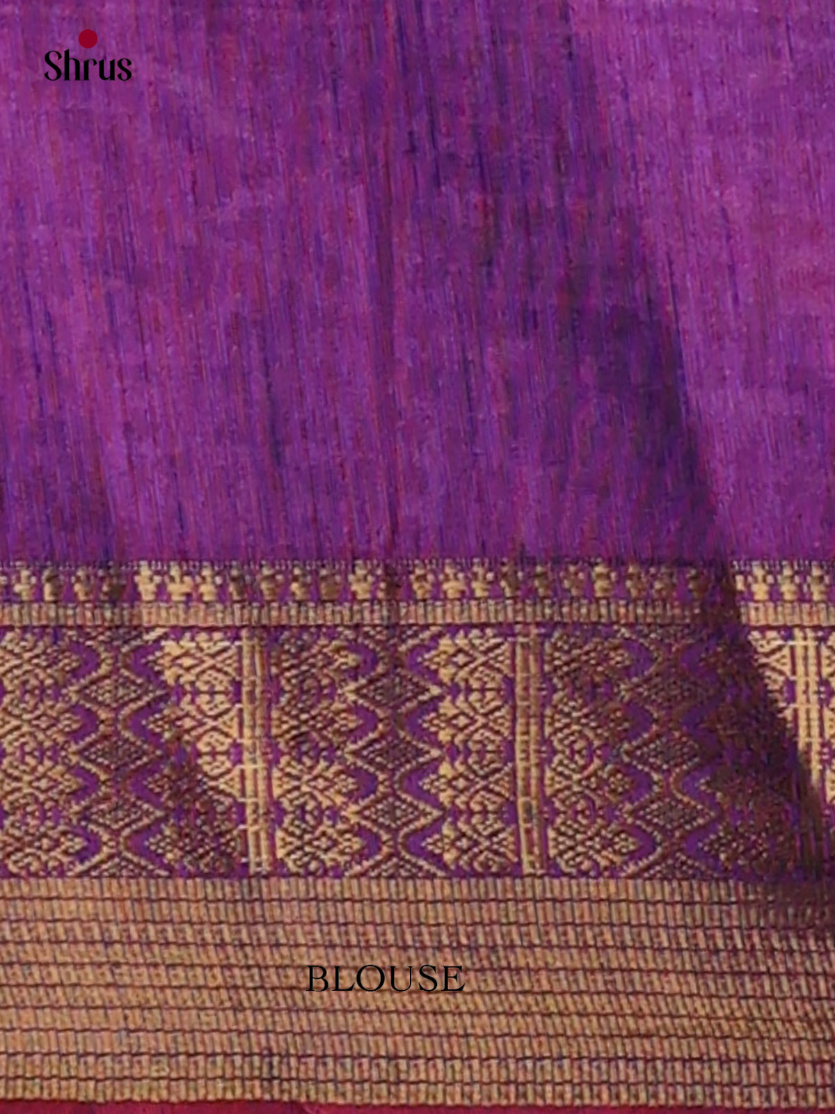 Pink & Purple - Semi Patola Saree