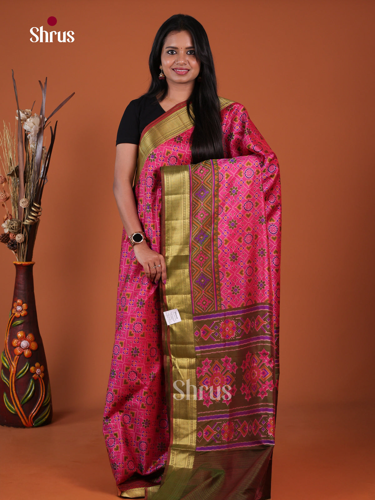 Semi Patola Saree - EH04006