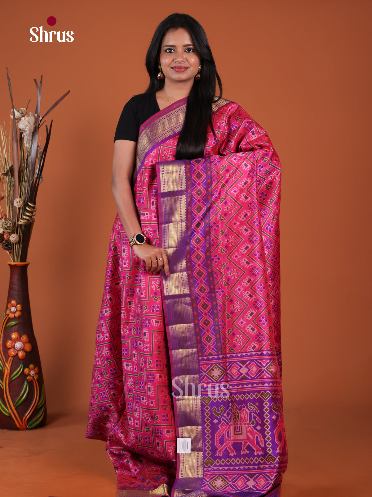 Semi Patola Saree - EH04009