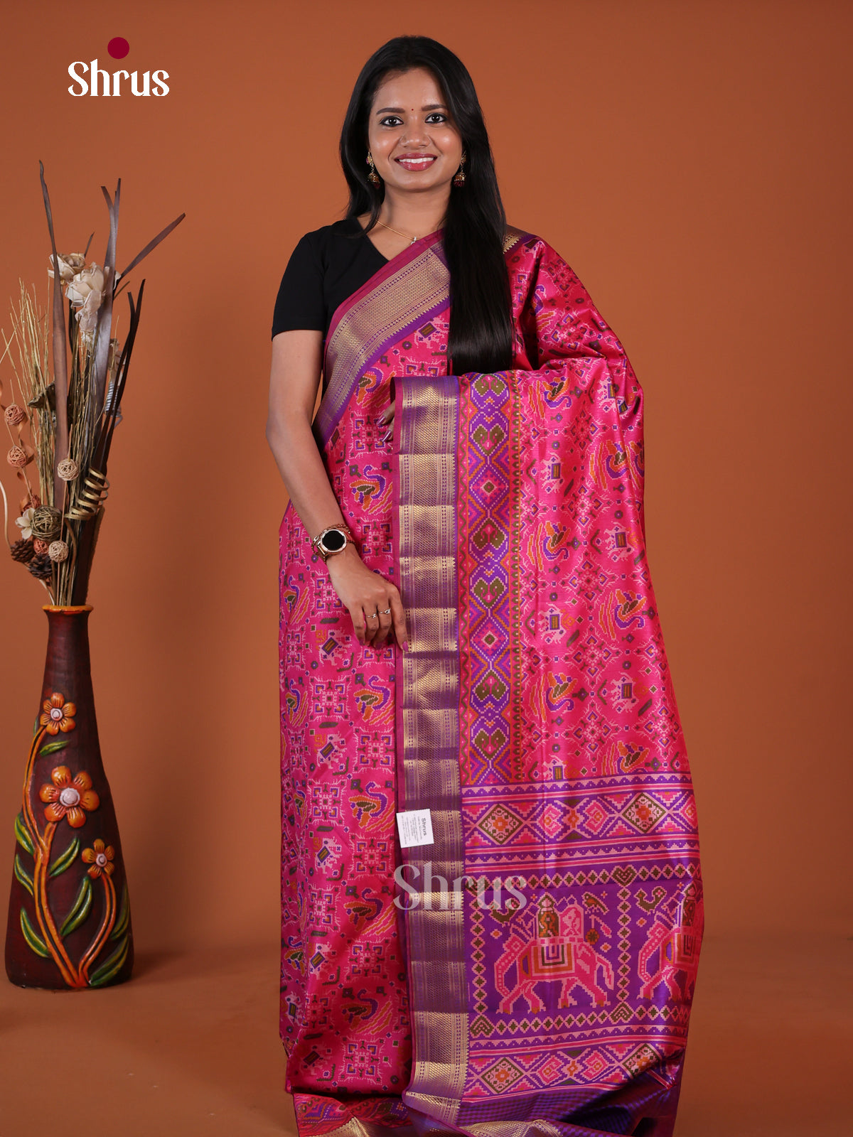 Semi Patola Saree - EH04010