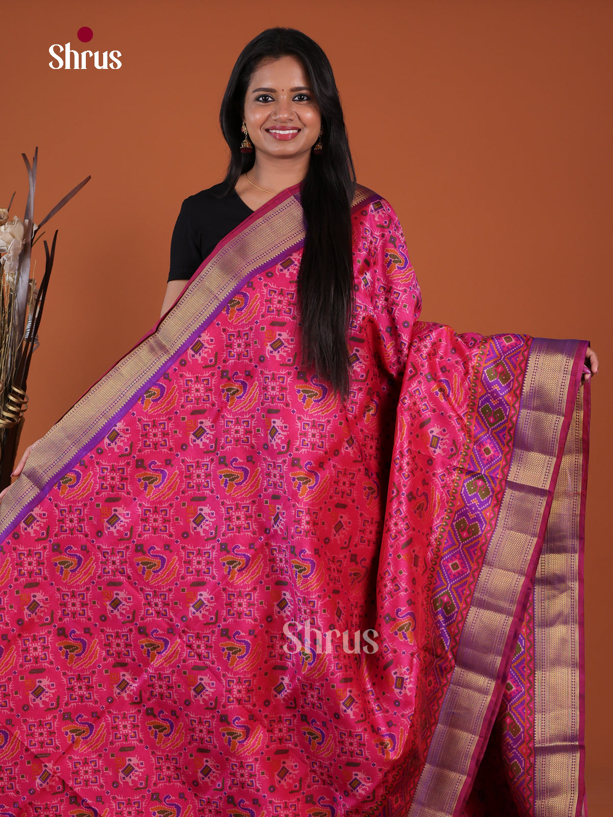 Semi Patola Saree - EH04010