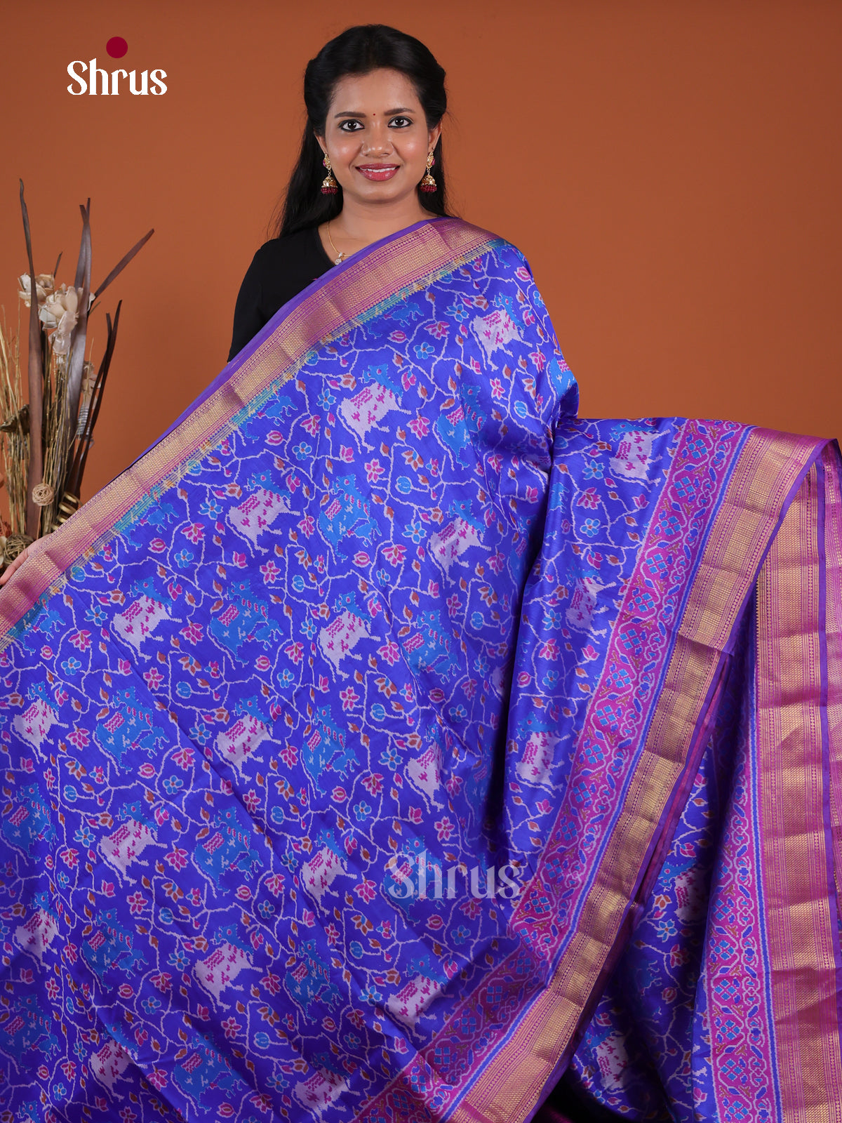 Semi Patola Saree - EH04022