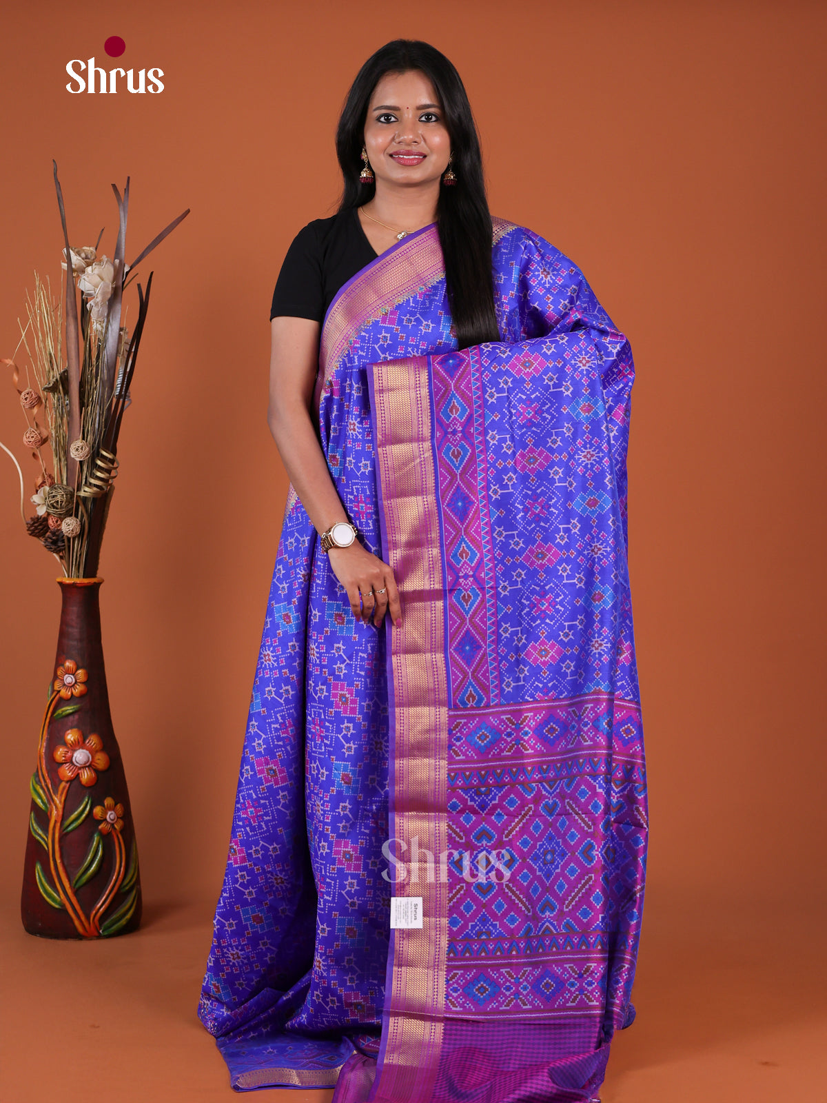 Semi Patola Saree - EH04023