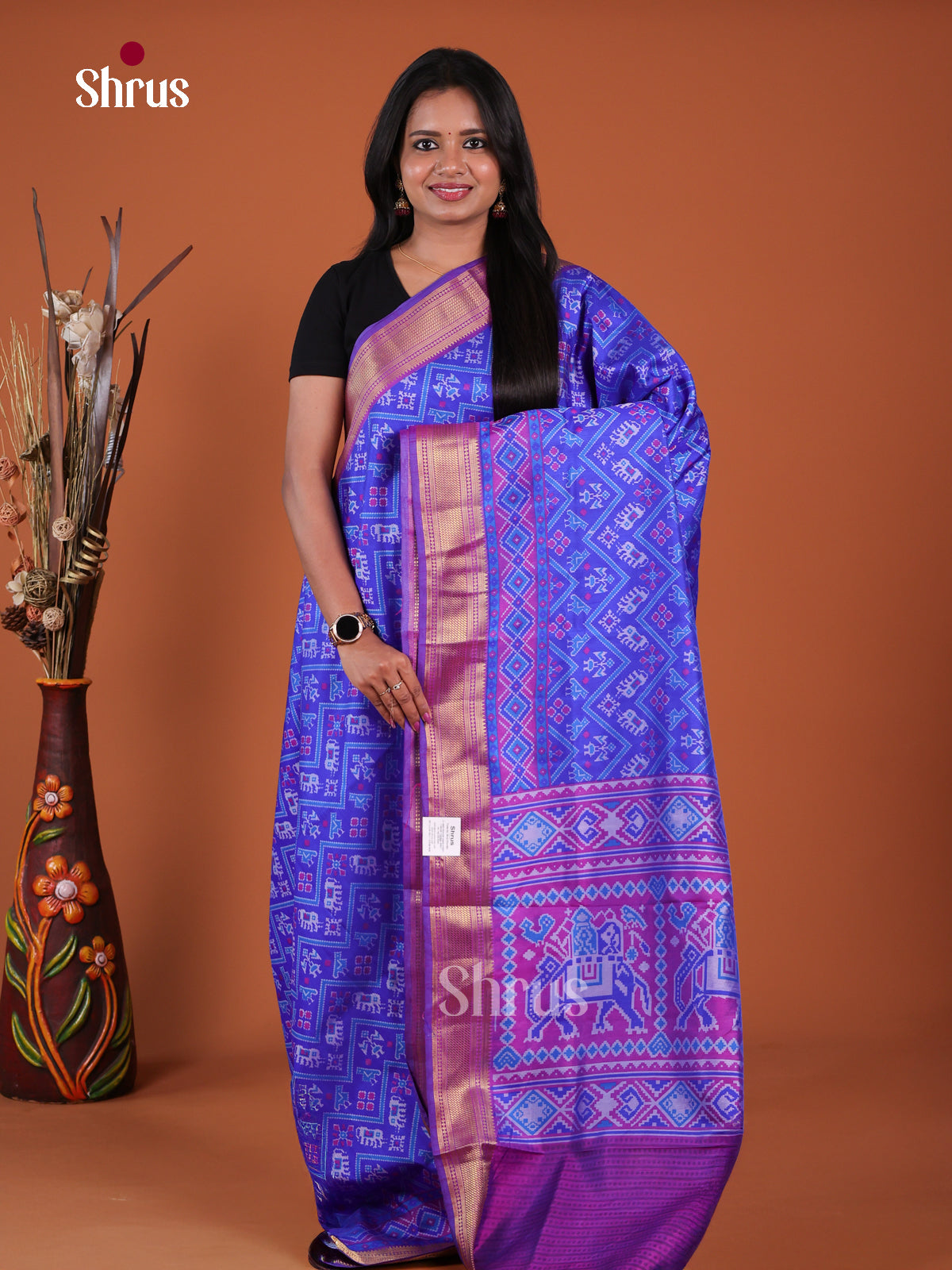 Semi Patola Saree - EH04024