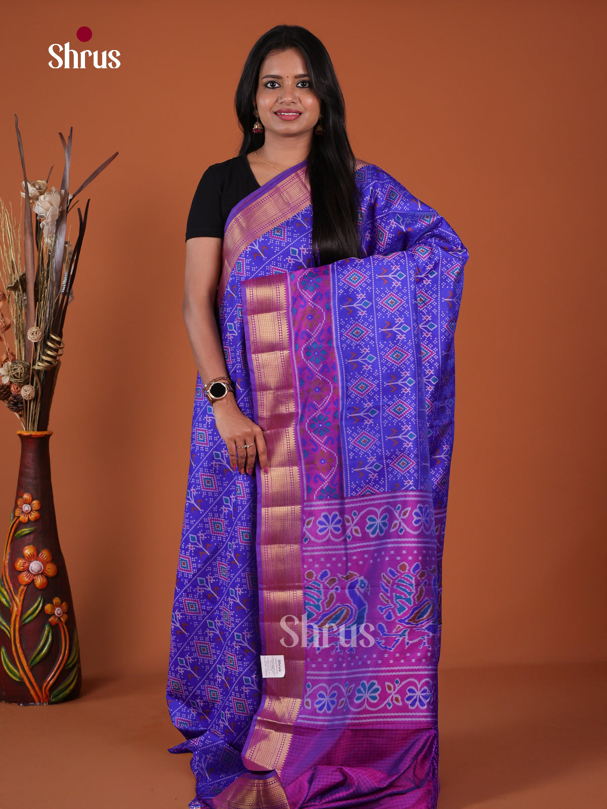 Semi Patola Saree - EH04025