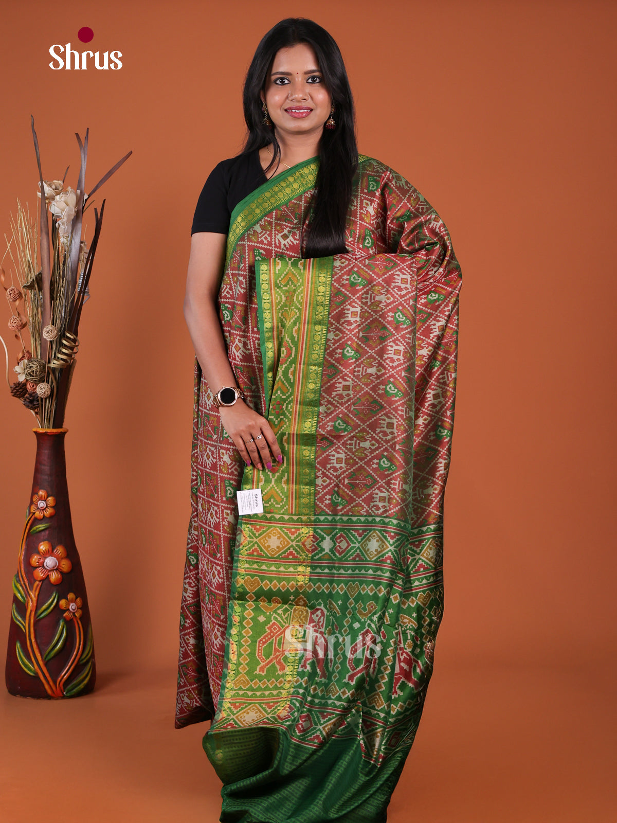 Semi Patola Saree - EH04034