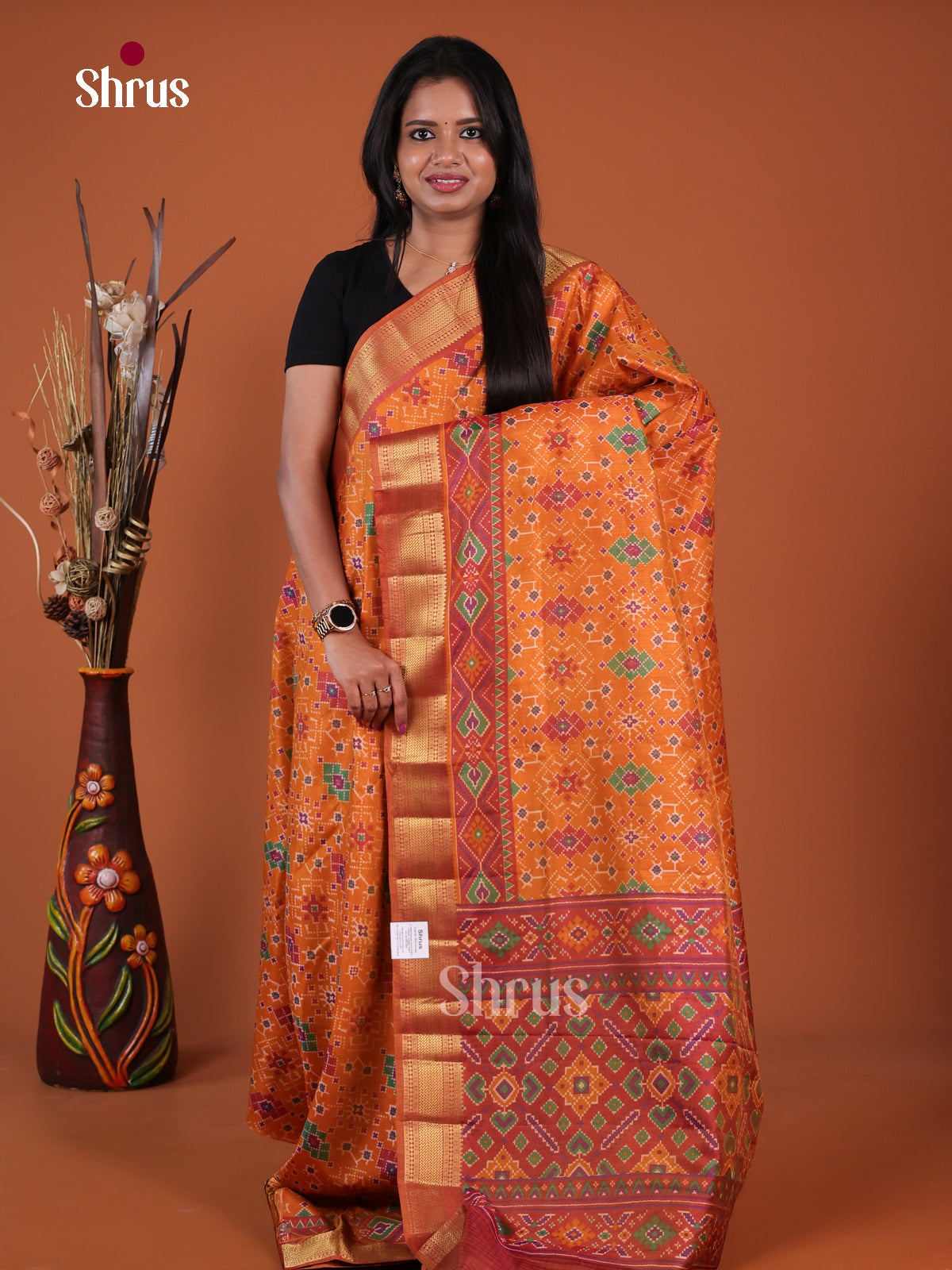 Semi Patola Saree - EH04036