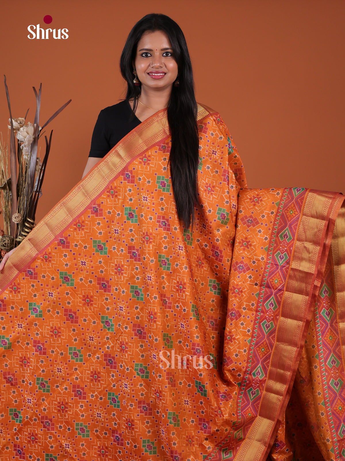 Semi Patola Saree - EH04036