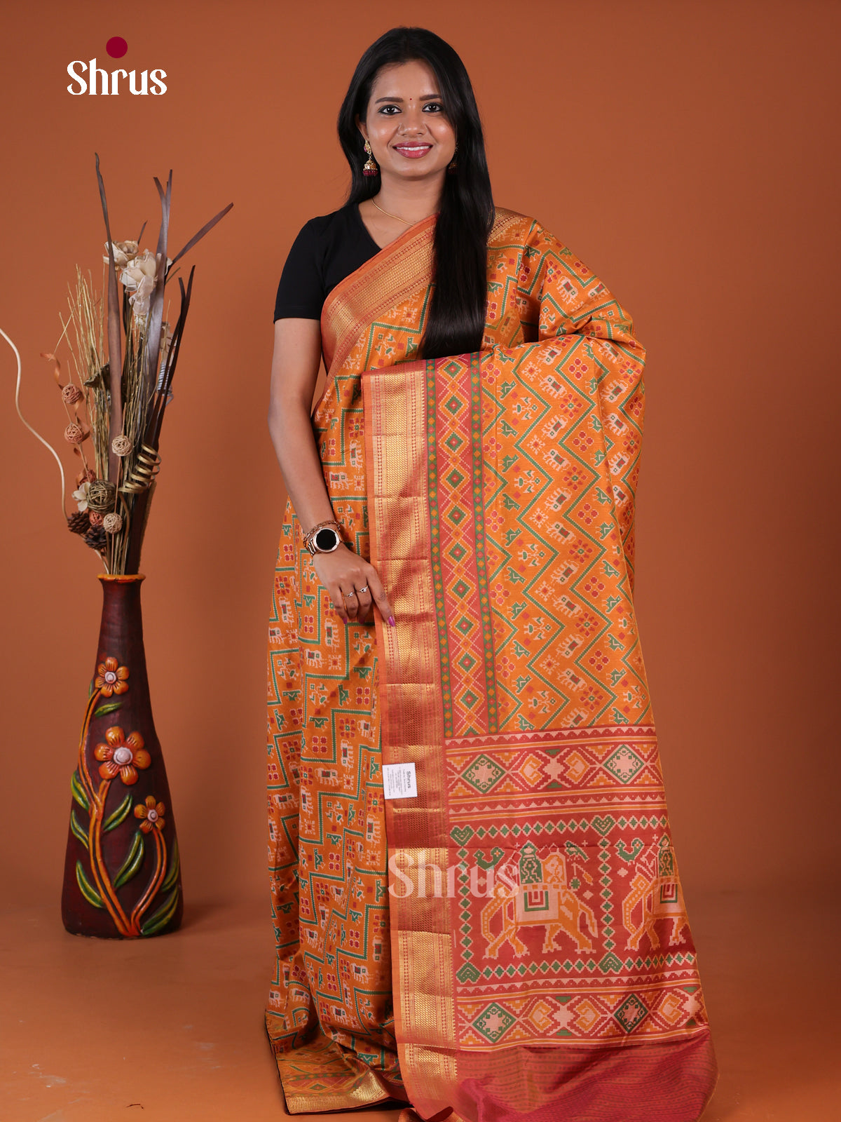 Semi Patola Saree - EH04037