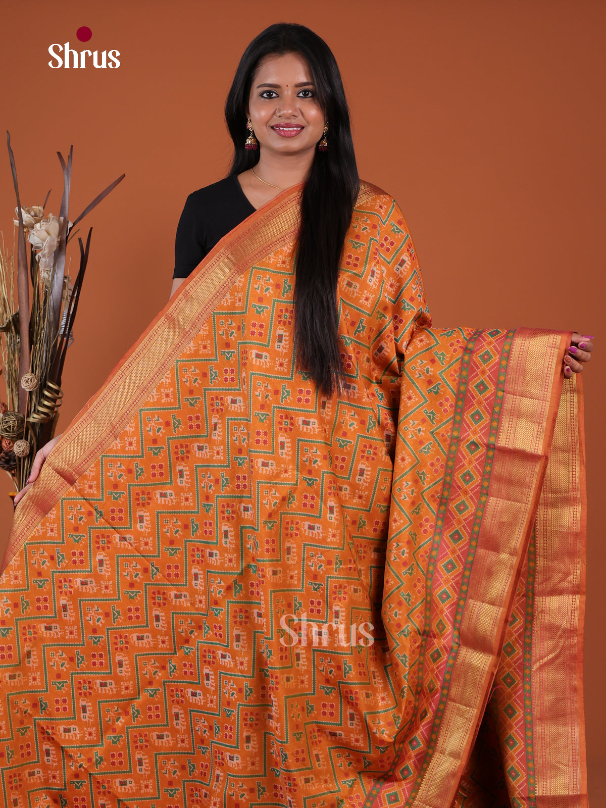 Semi Patola Saree - EH04037