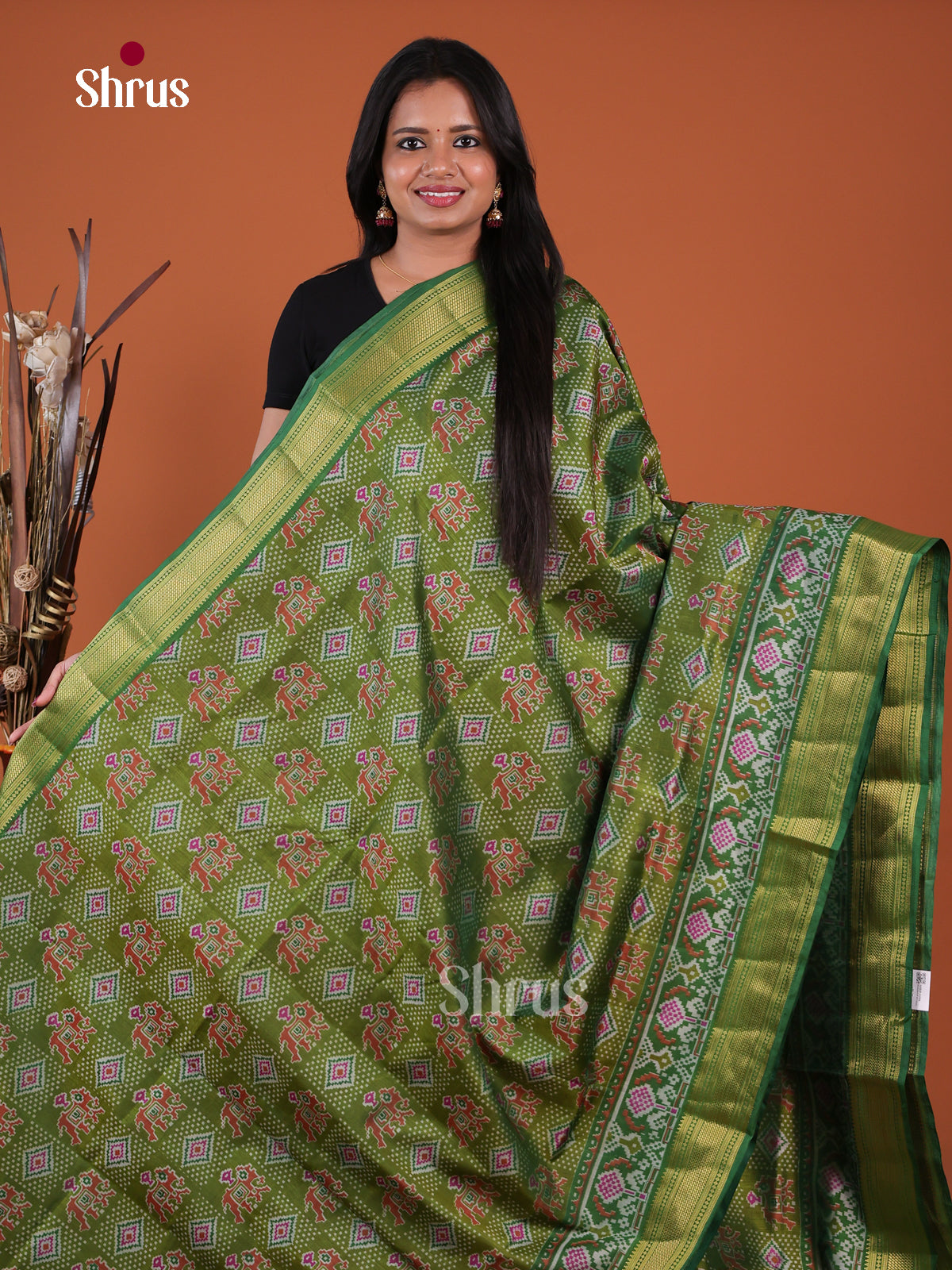Semi Patola Saree - EH04040