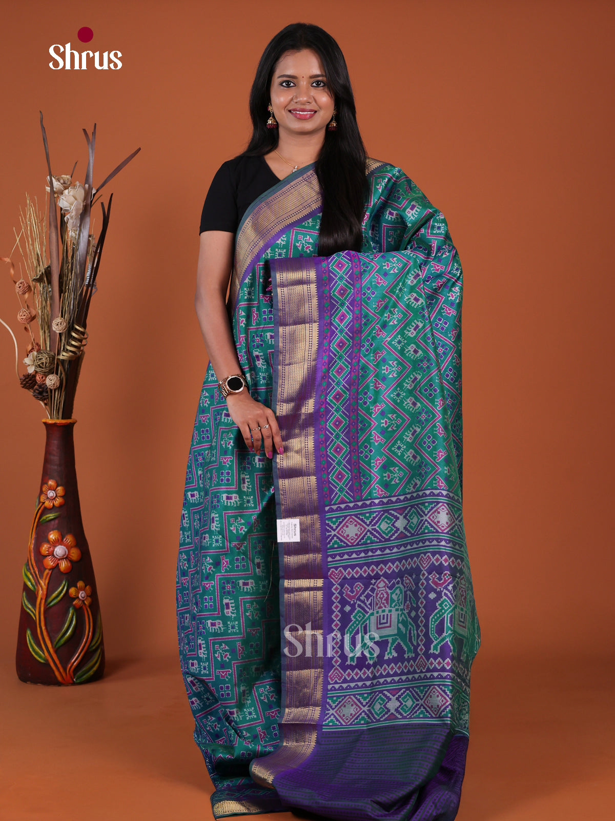 Semi Patola Saree - EH04046