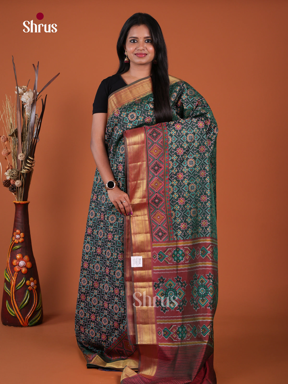 Semi Patola Saree - EH04050