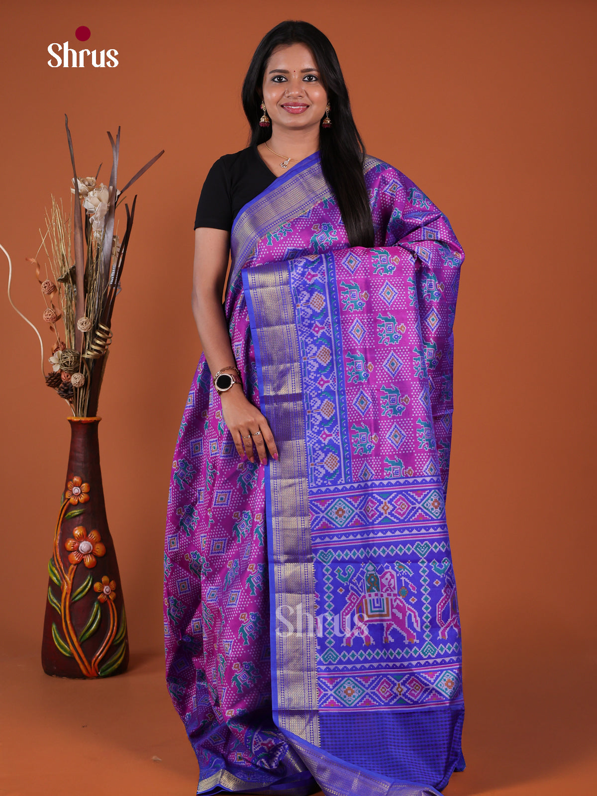 Semi Patola Saree - EH04066