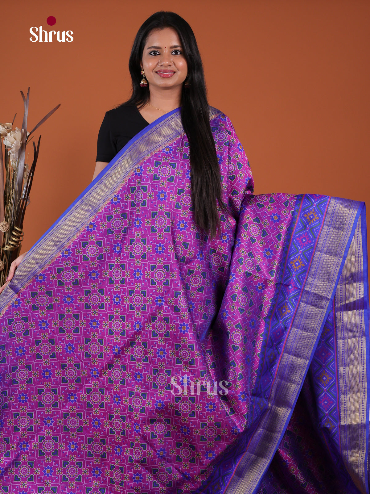 Semi Patola Saree - EH04070