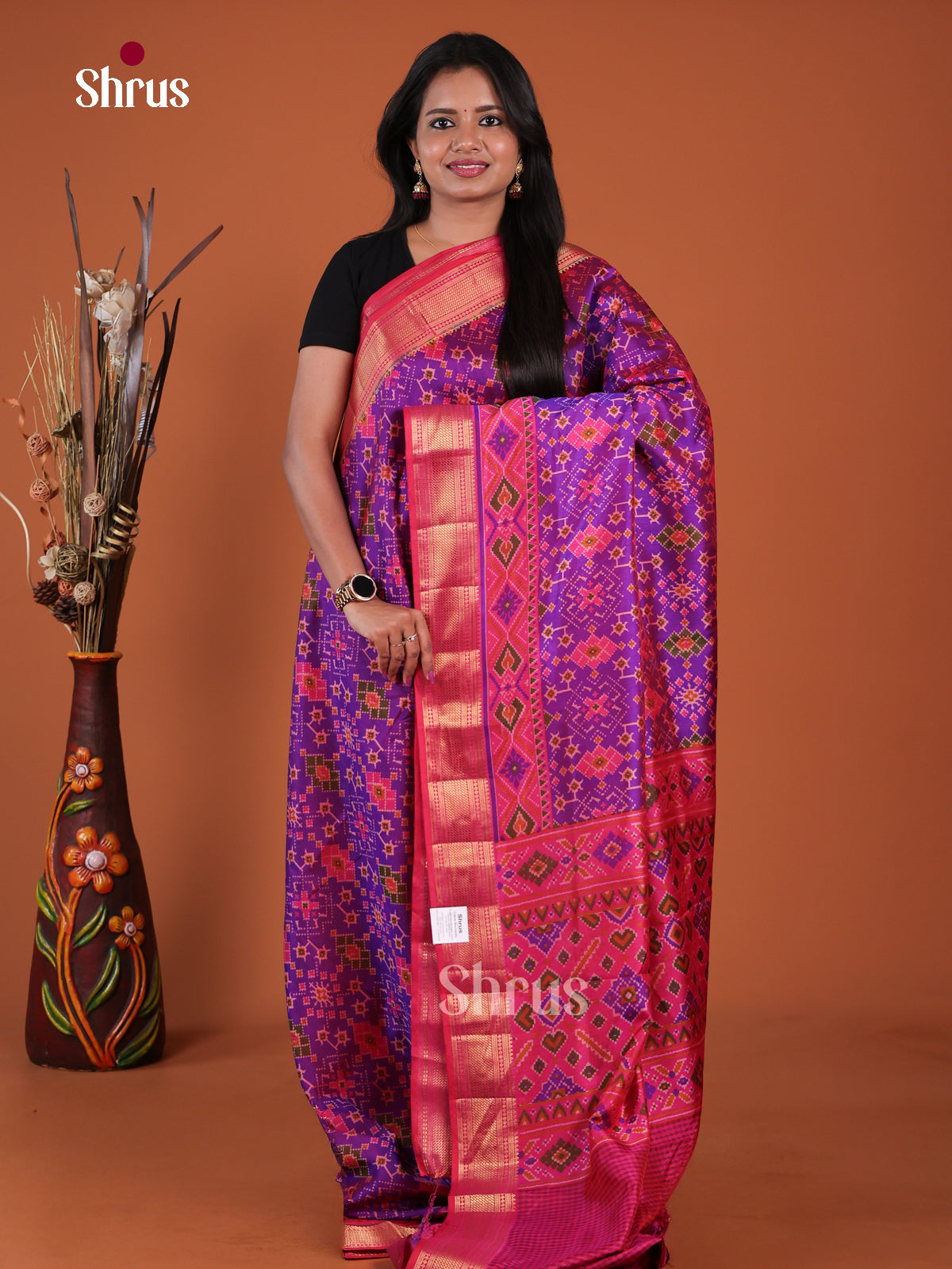 Semi Patola Saree - EH04073
