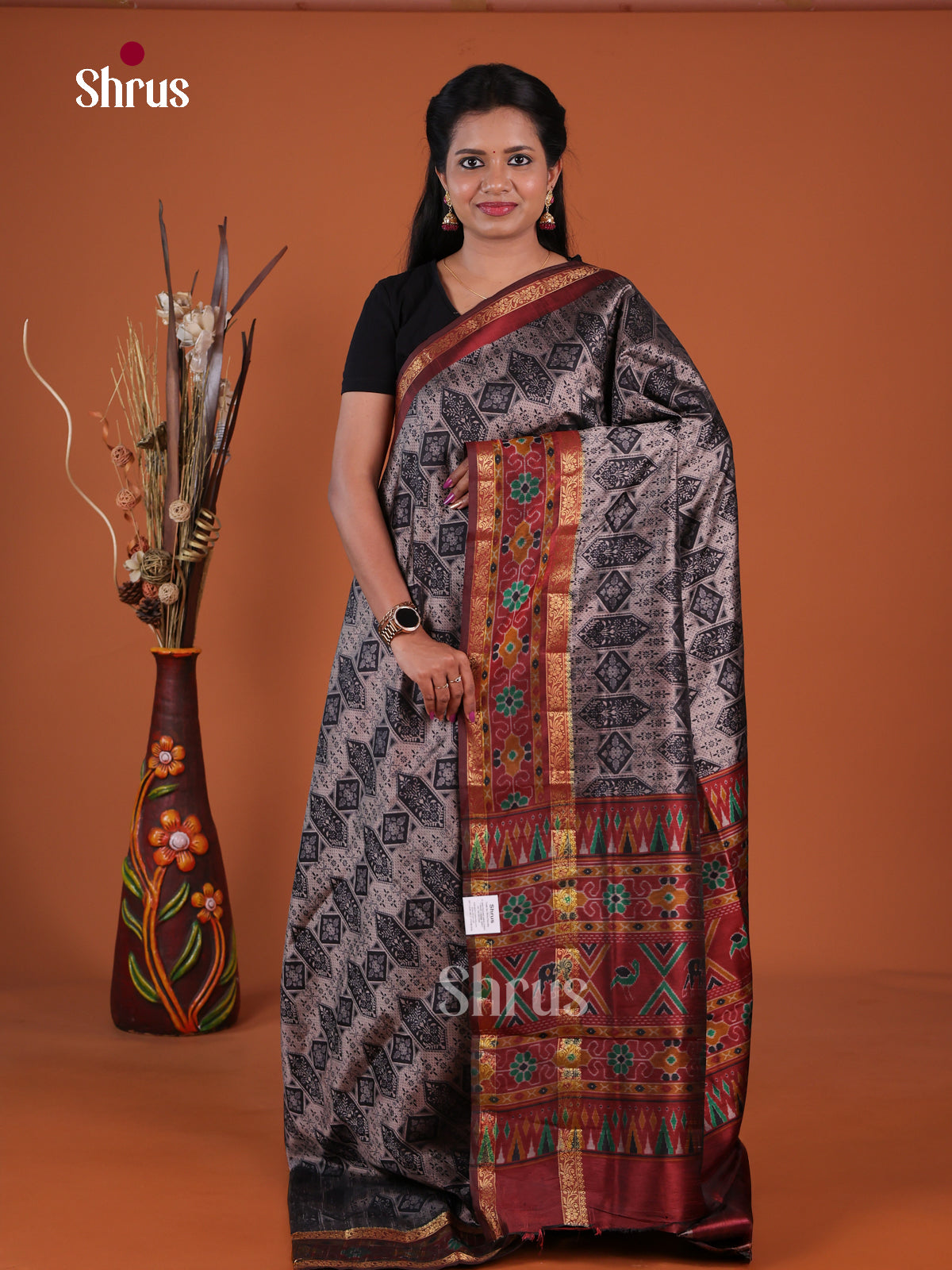 Semi Patola Saree - EH04075