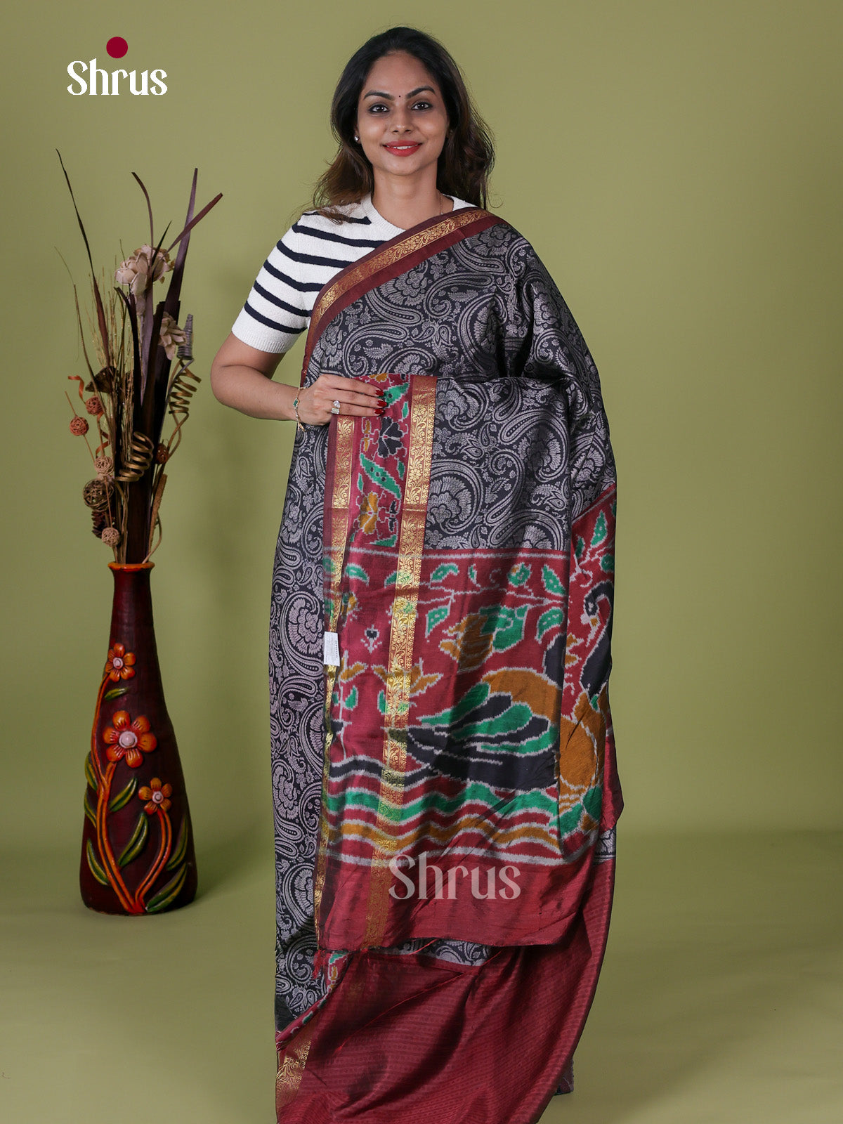 Semi Patola Saree - EH04076