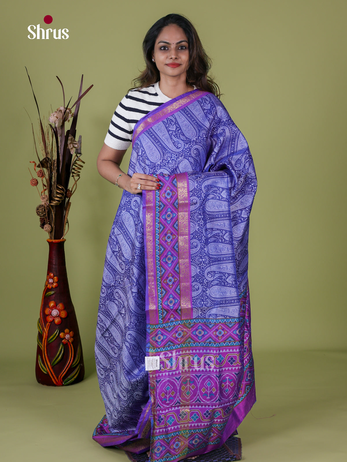 Semi Patola Saree - EH04077