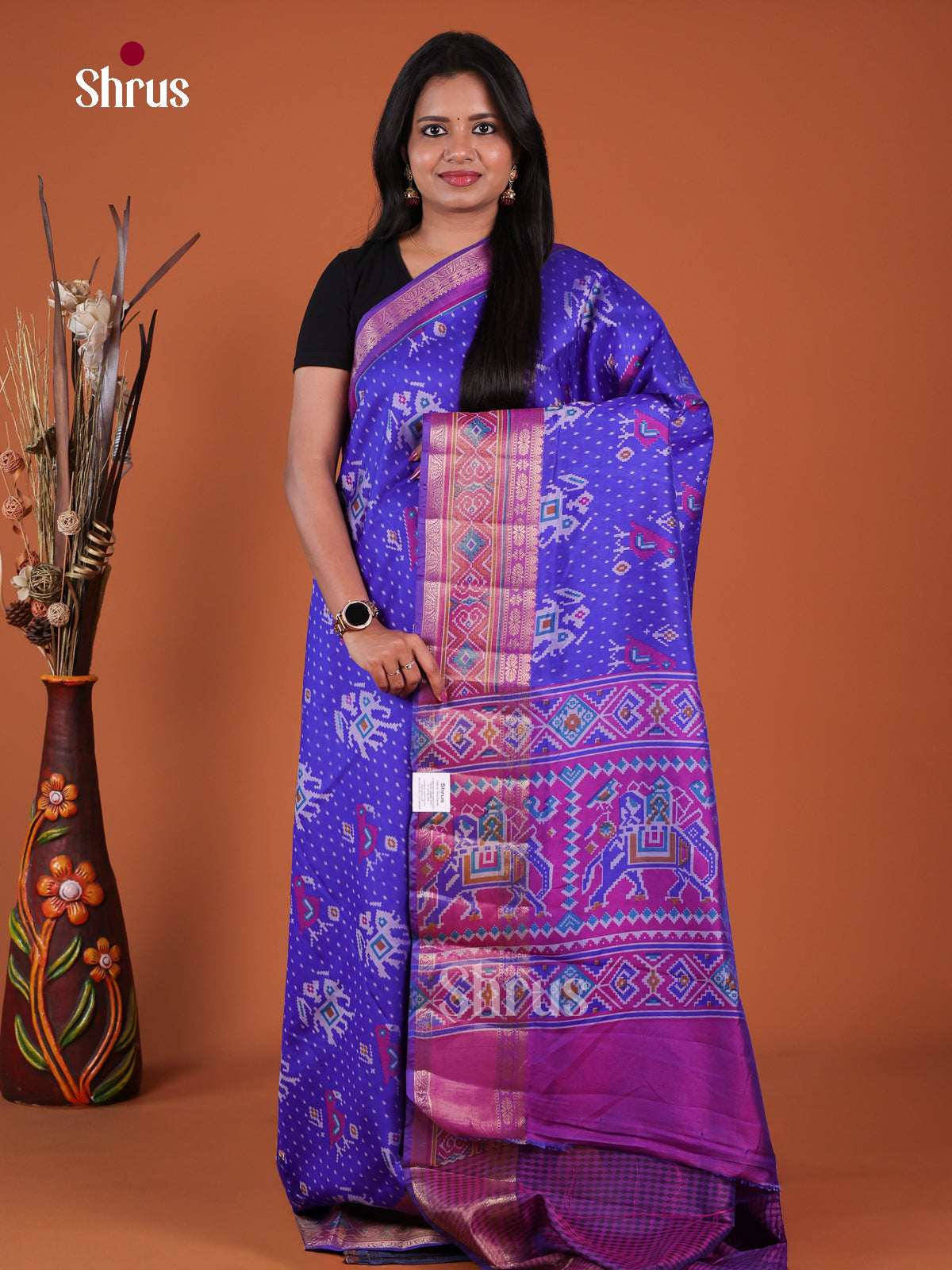 Semi Patola Saree - EH04082