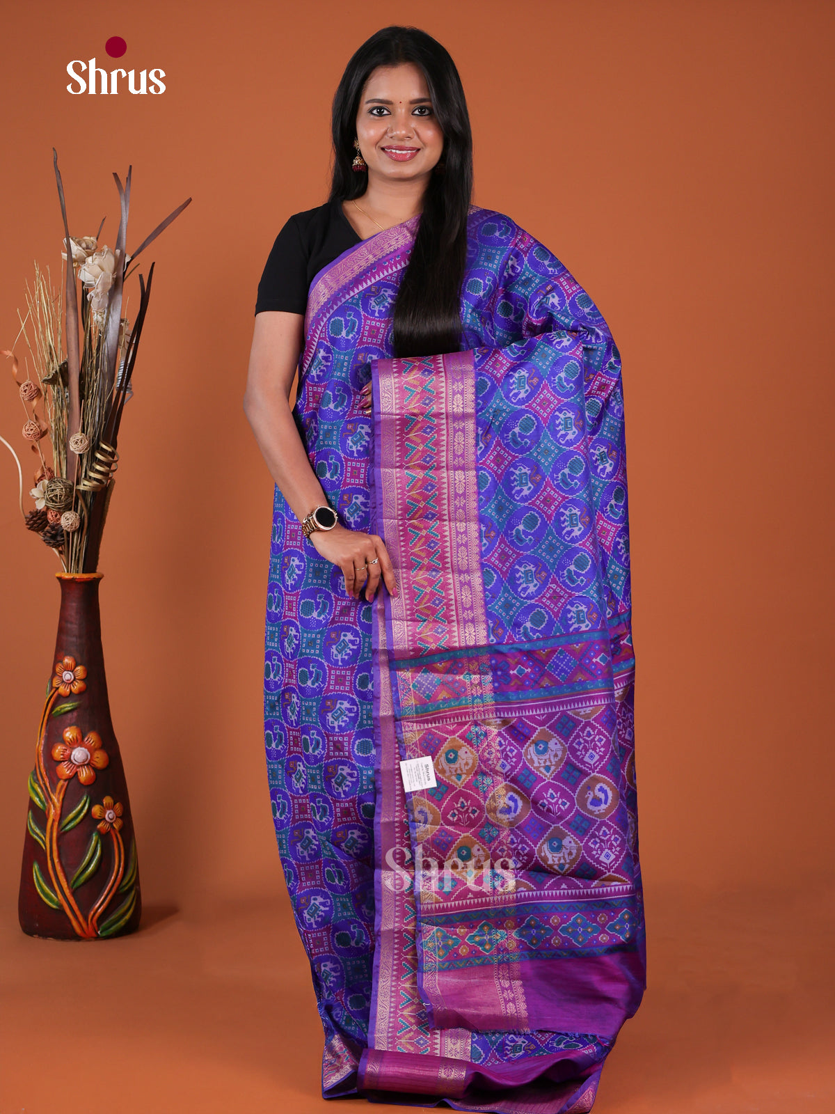 Semi Patola Saree - EH04084