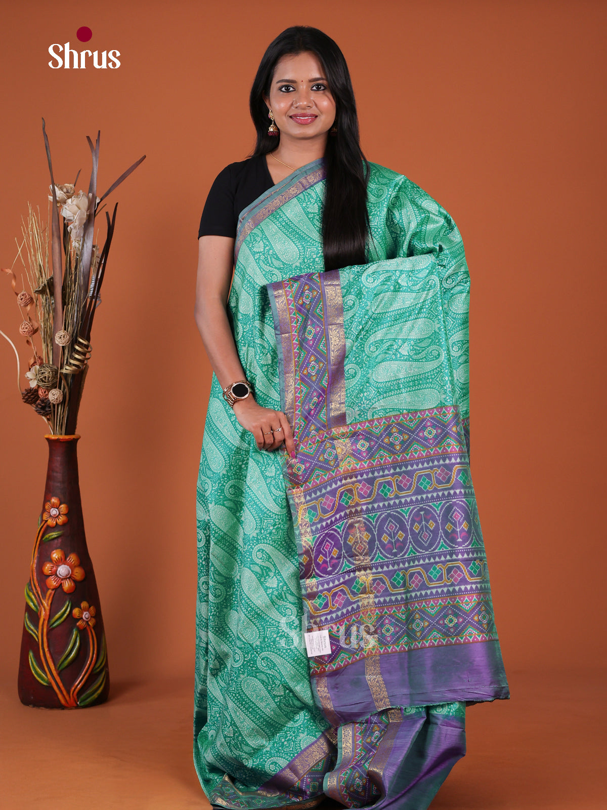 Semi Patola Saree - EH04090