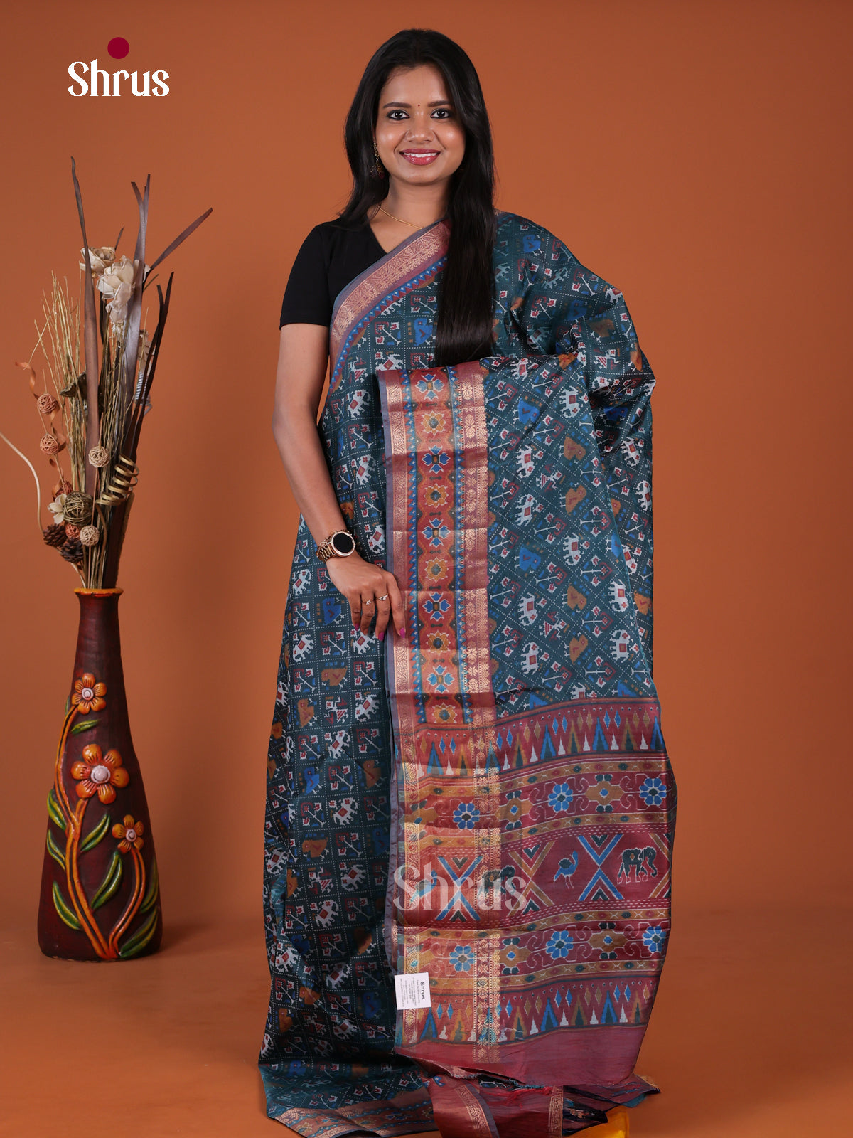 Semi Patola Saree - EH04098
