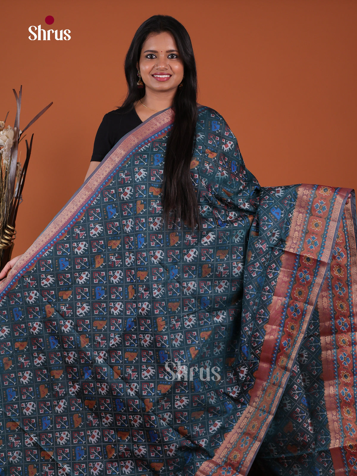 Semi Patola Saree - EH04098