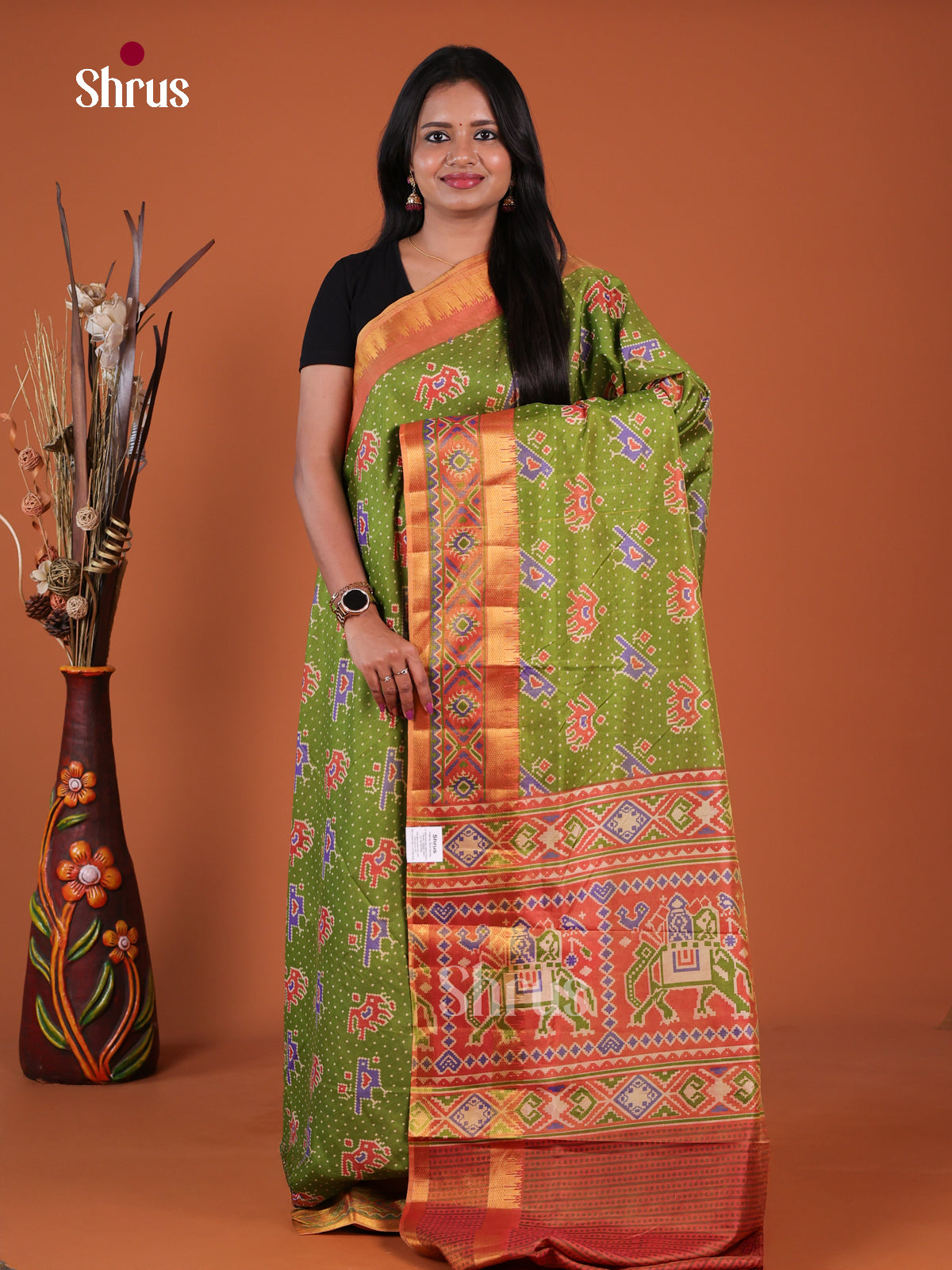 Semi Patola Saree - EH04110