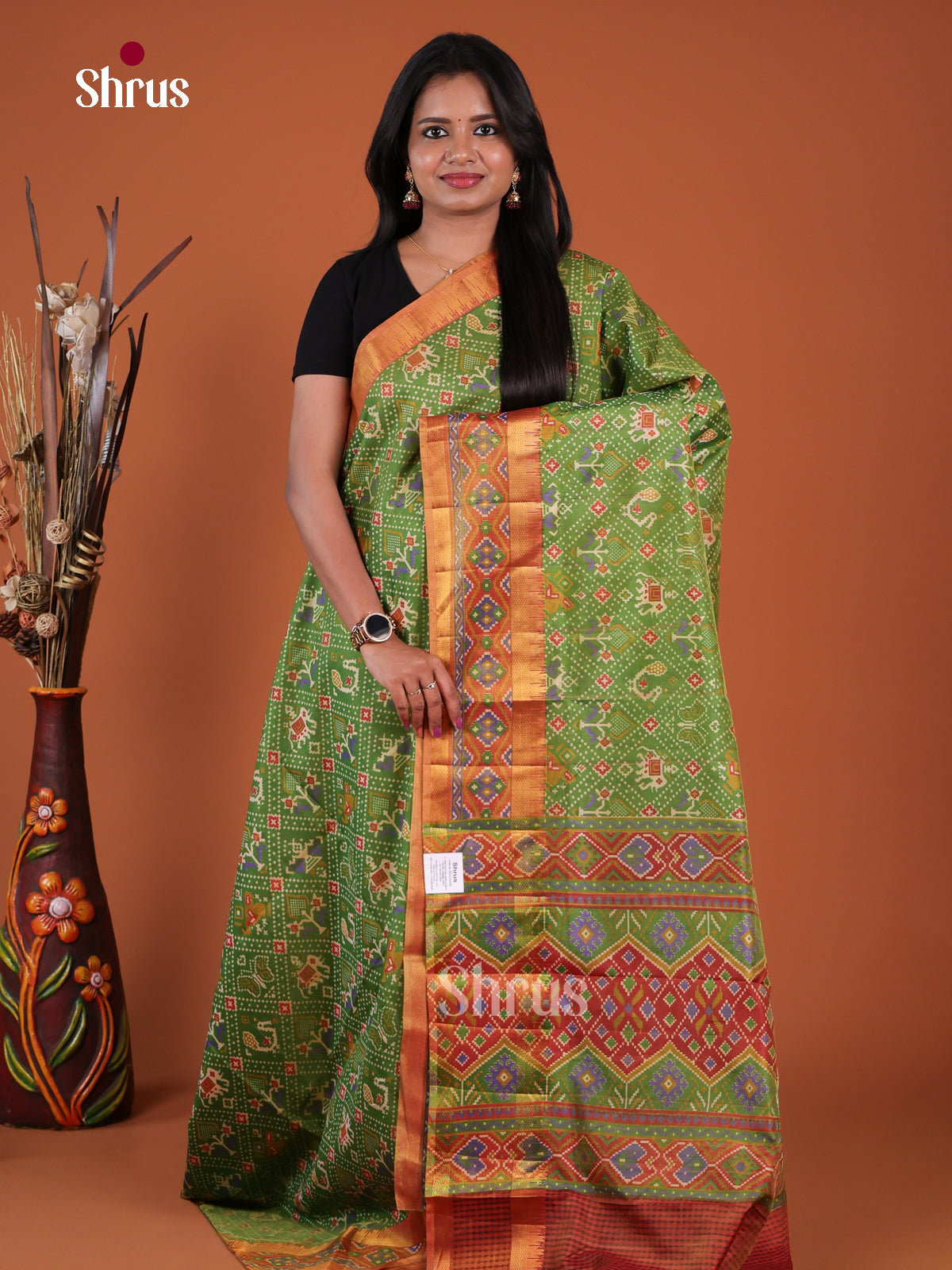 Semi Patola Saree - EH04111