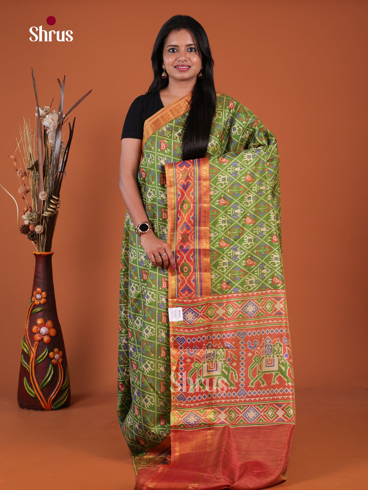 Semi Patola Saree - EH04112