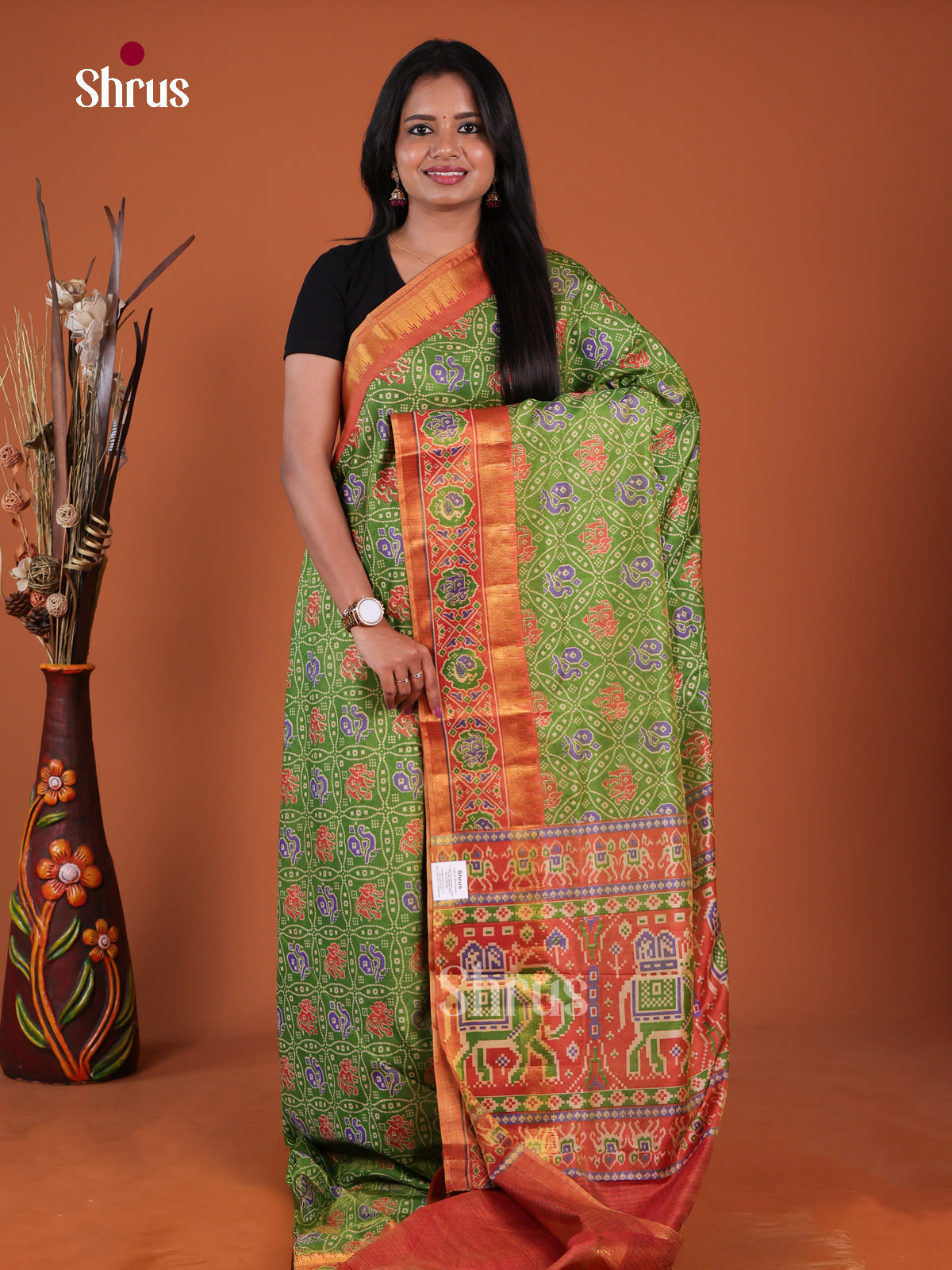 Semi Patola Saree - EH04113