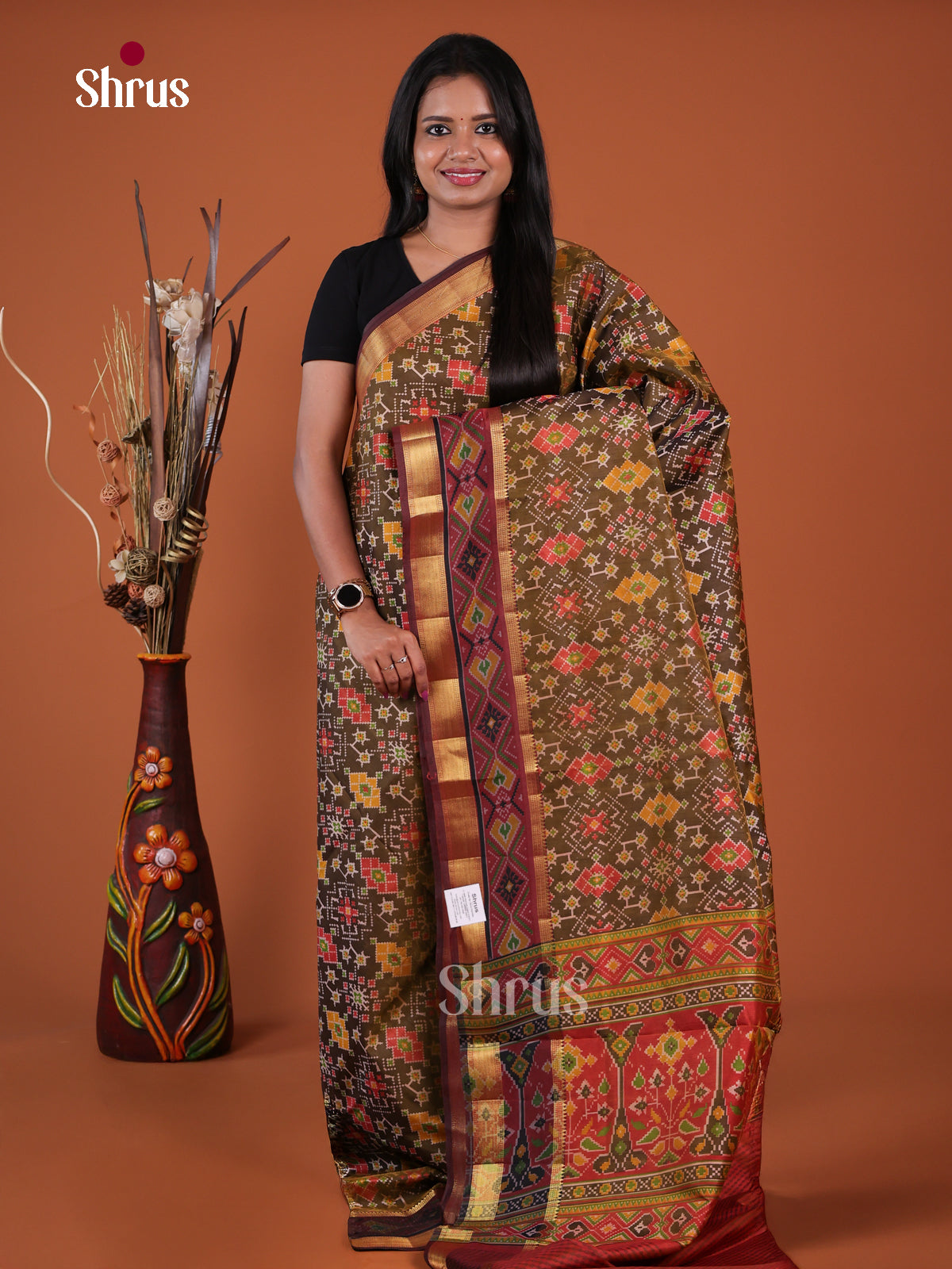Semi Patola Saree - EH04120