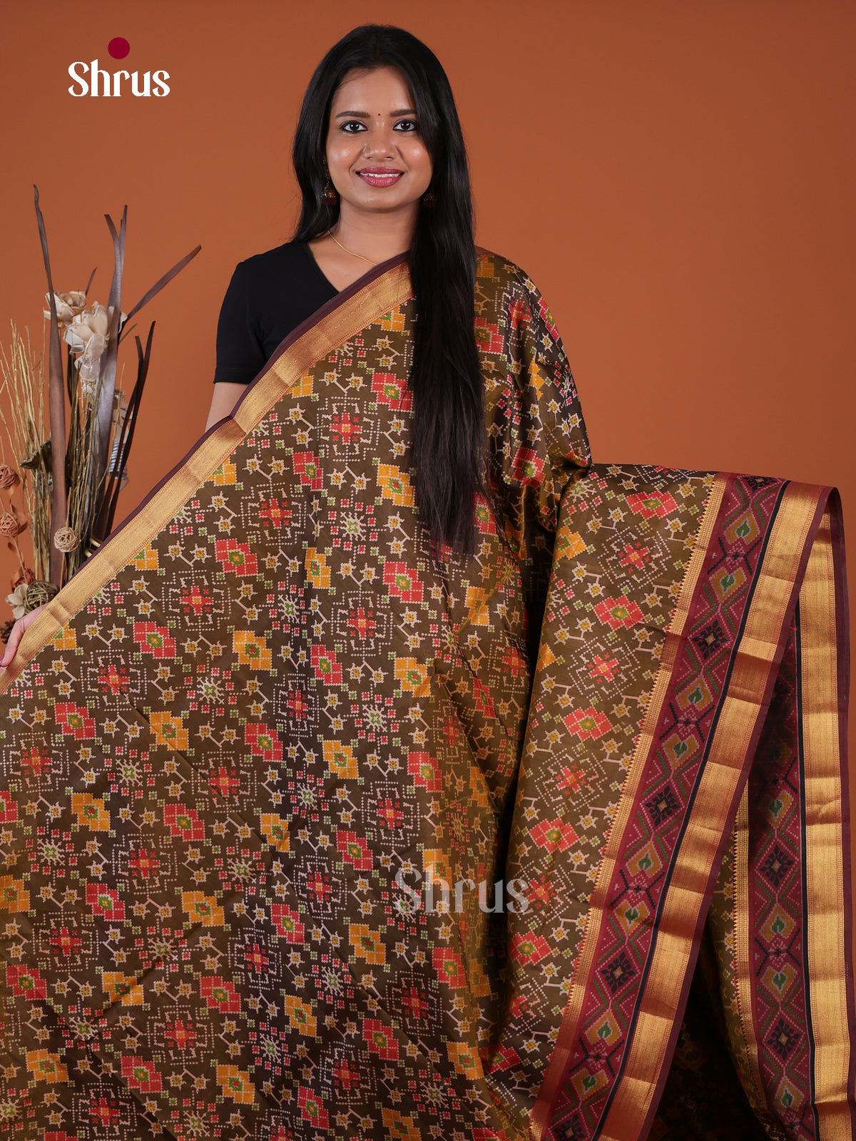 Semi Patola Saree - EH04120