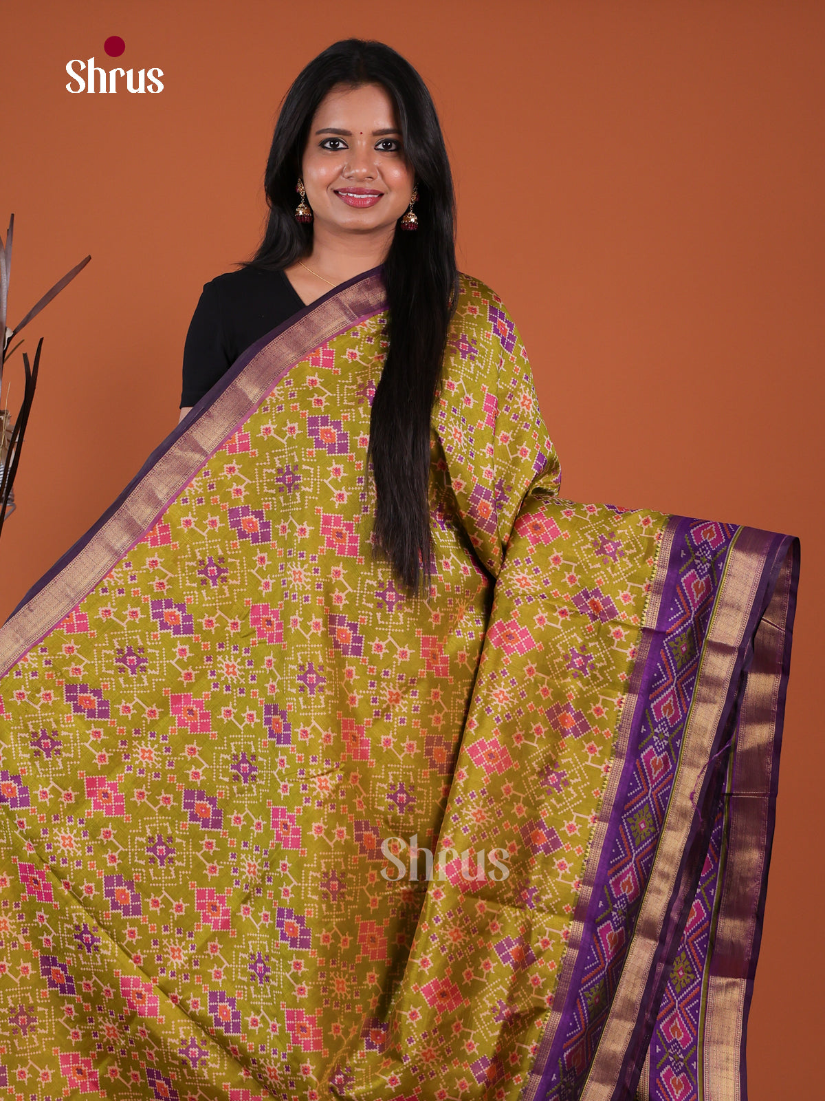 Semi Patola Saree - EH04123