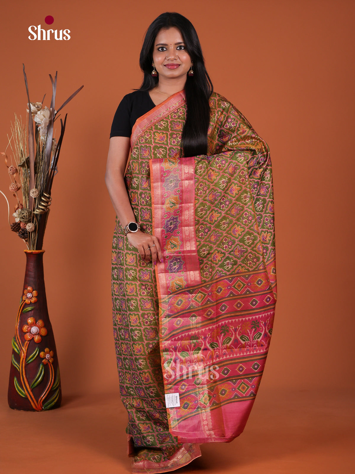 Semi Patola Saree - EH04134